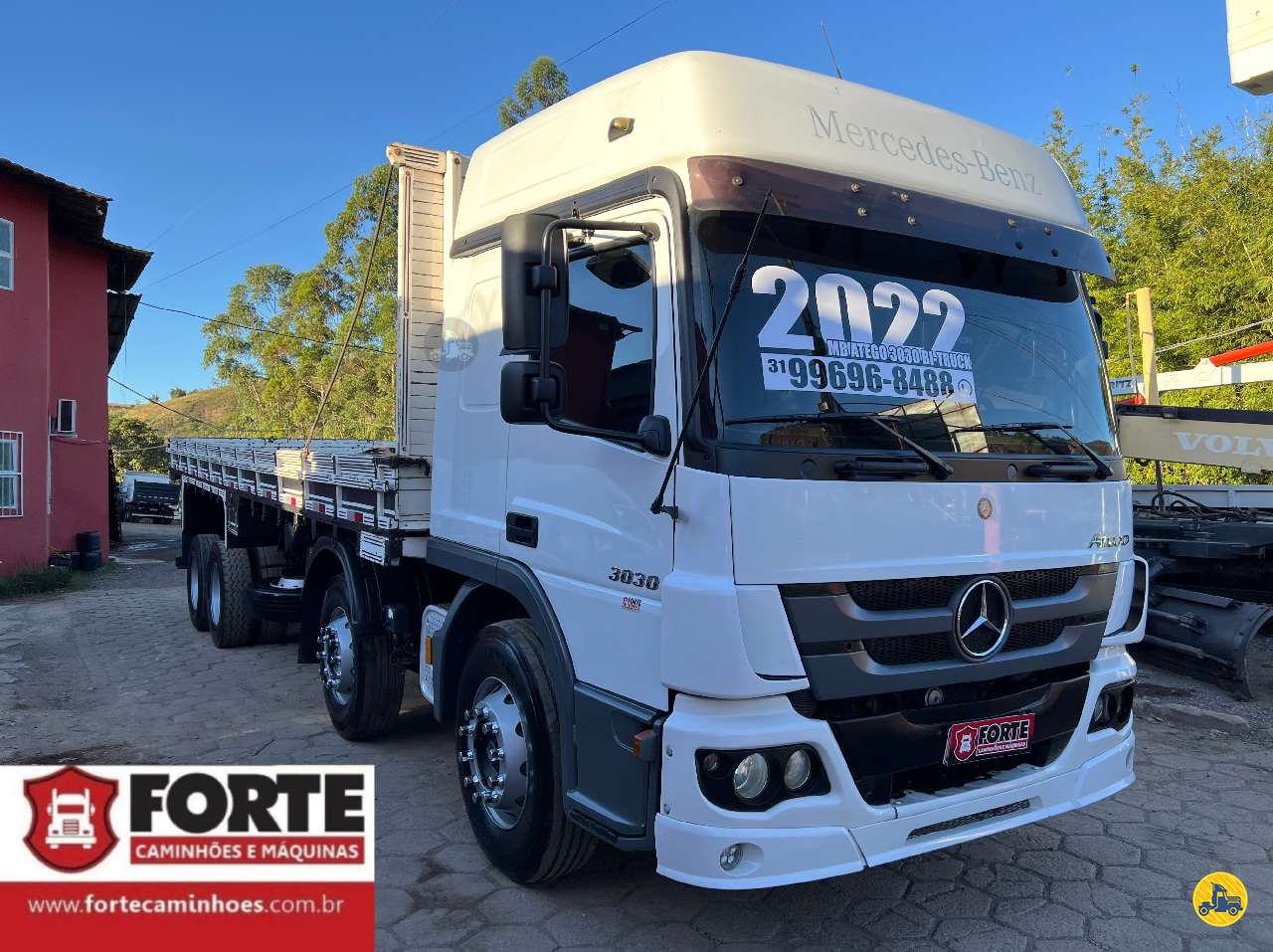 CAMINHAO MERCEDES-BENZ MB 3030 Carga Seca BiTruck 8x2 Forte Caminhões MG JOAO MONLEVADE MINAS GERAIS MG