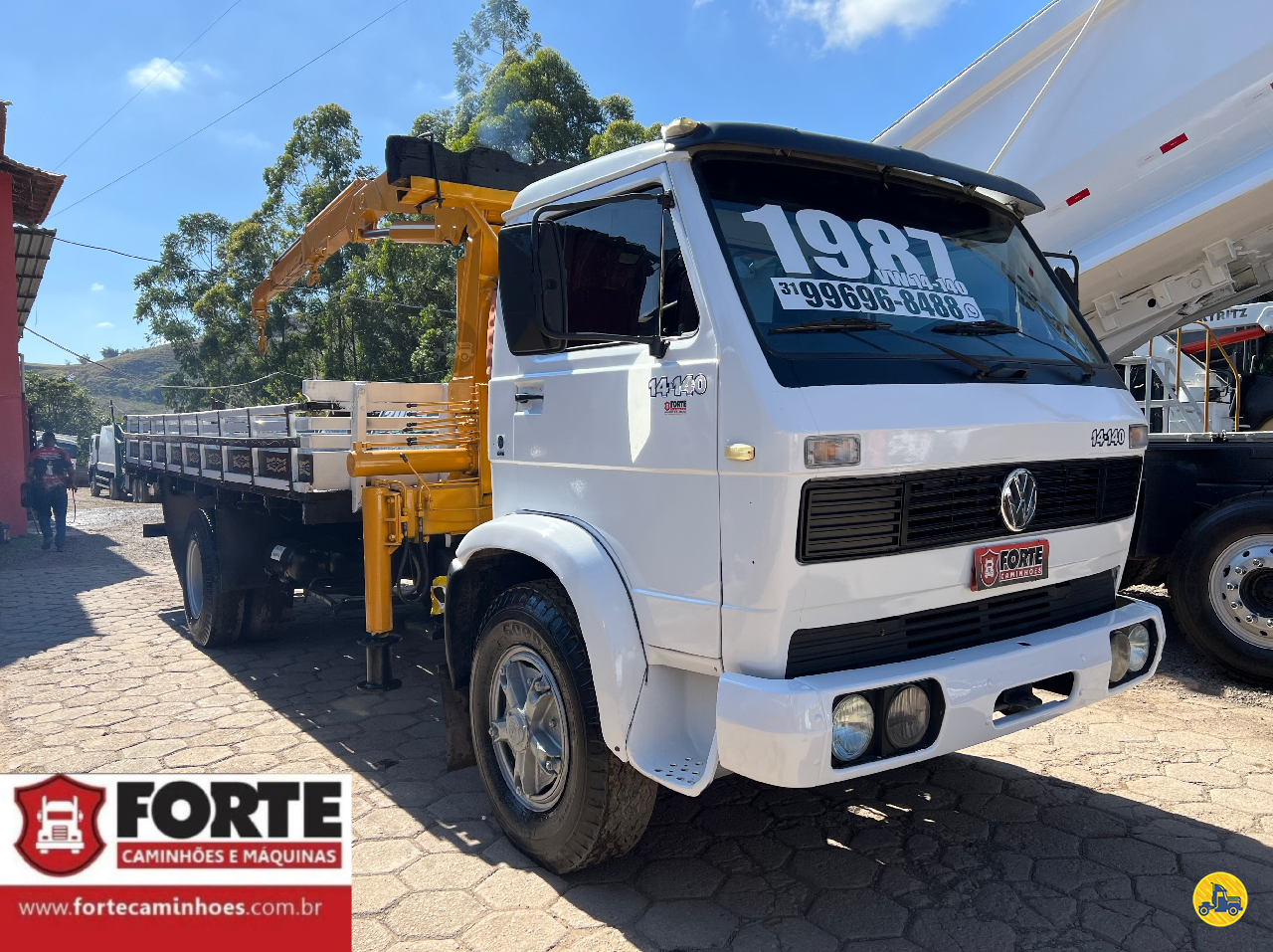 CAMINHAO VOLKSWAGEN VW 14140 Munck Toco 4x2 Forte Caminhões MG JOAO MONLEVADE MINAS GERAIS MG