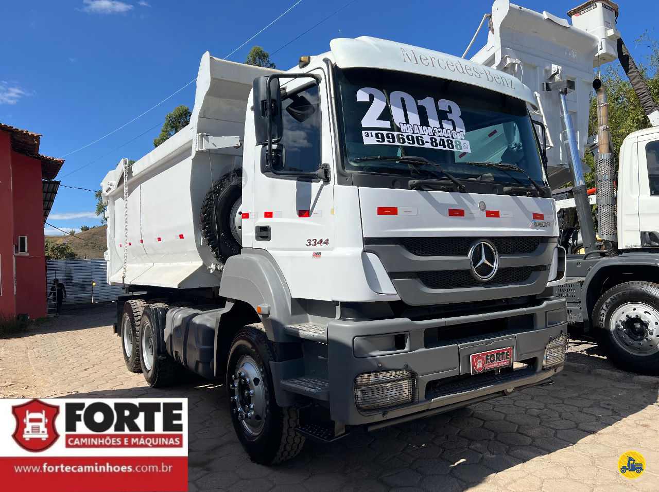 CAMINHAO MERCEDES-BENZ MB 3344 Caçamba Basculante Cavalo 6x4 Forte Caminhões MG JOAO MONLEVADE MINAS GERAIS MG