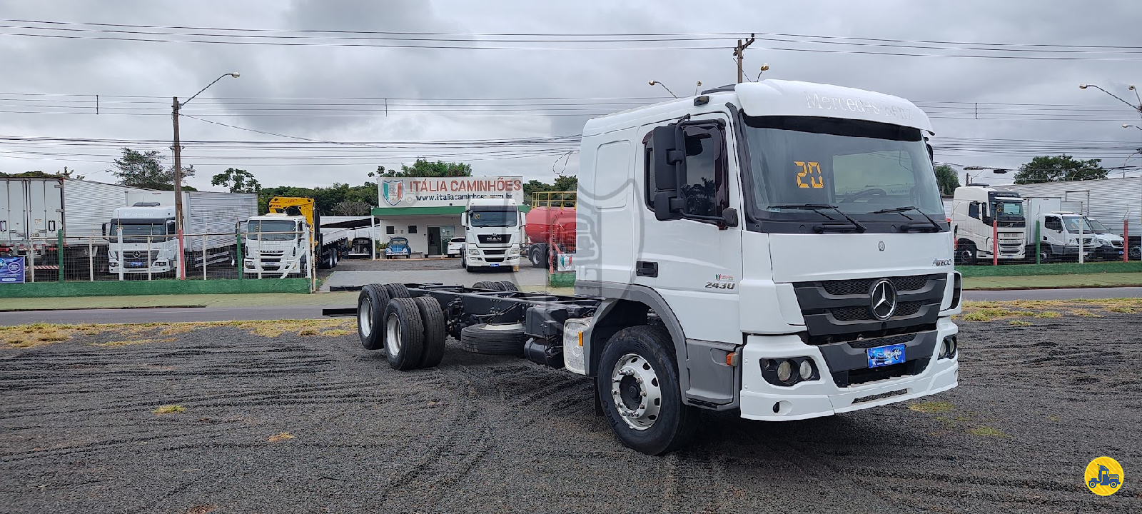 CAMINHAO MERCEDES-BENZ MB 2430 Chassis Truck 6x2 Itália Caminhões RIBEIRAO PRETO SÃO PAULO SP