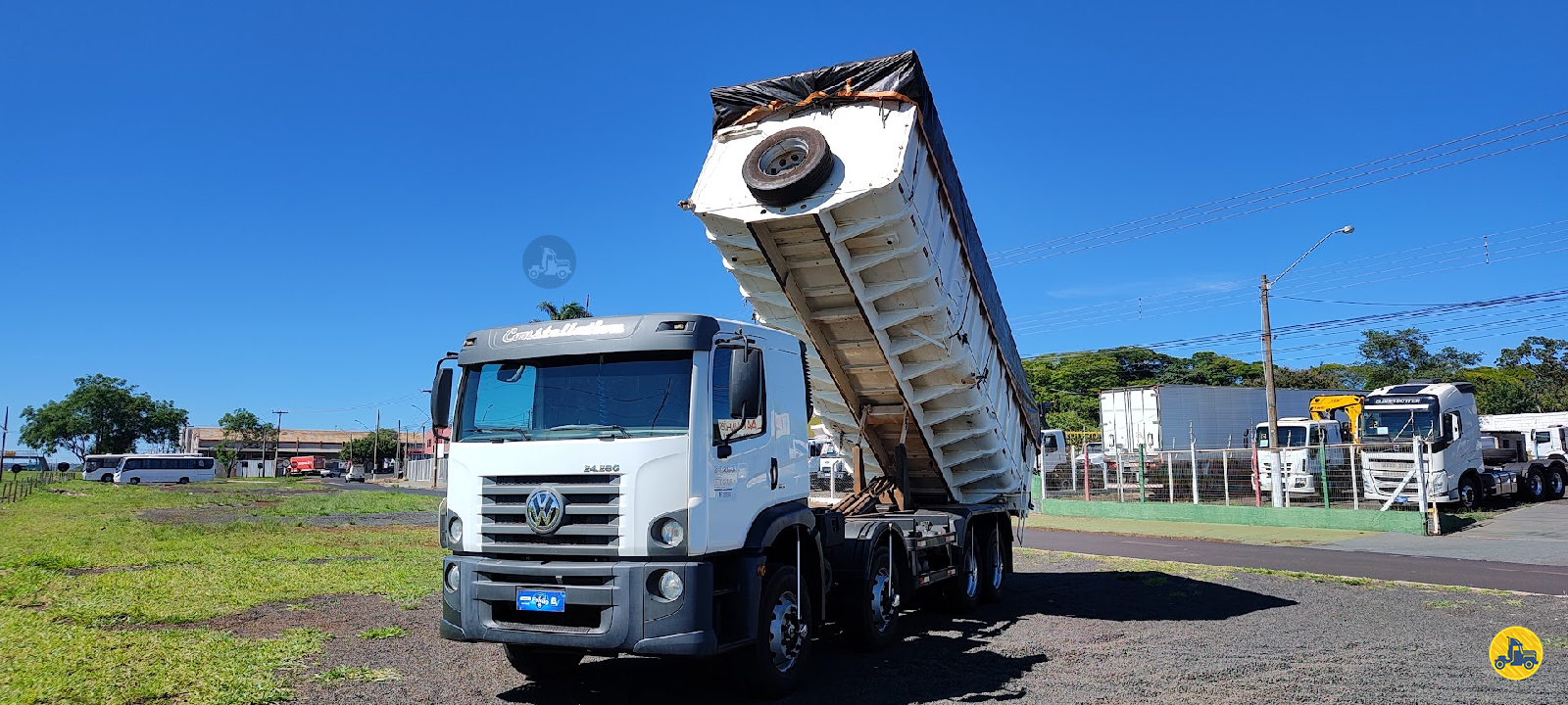CAMINHAO VOLKSWAGEN VW 24280 Caçamba Basculante BiTruck 8x2 Itália Caminhões RIBEIRAO PRETO SÃO PAULO SP