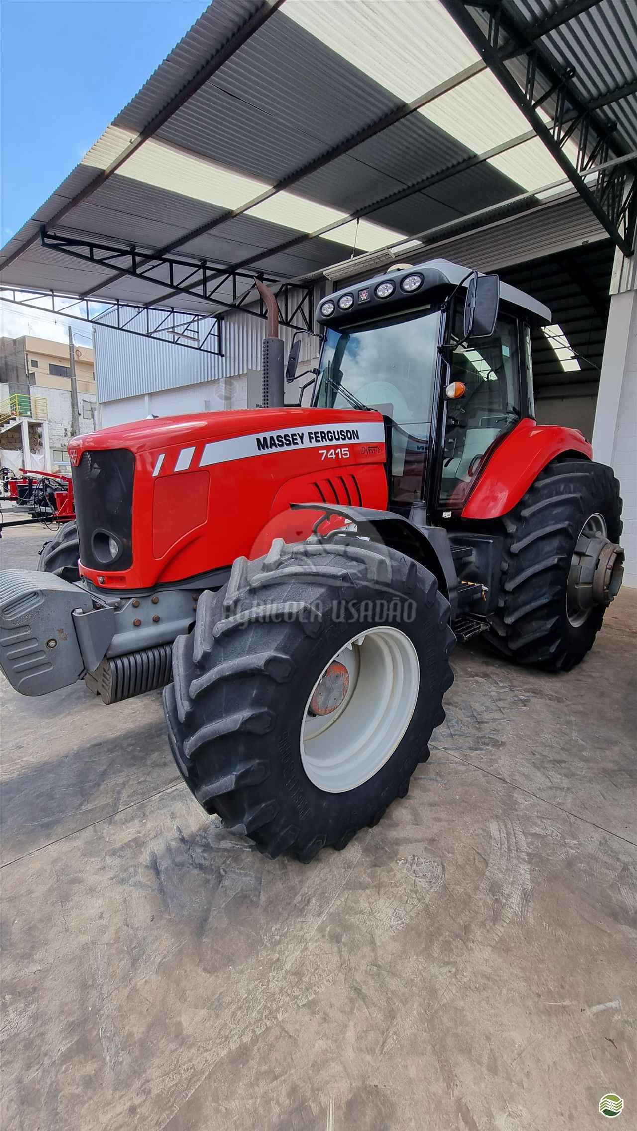 TRATOR MASSEY FERGUSON MF 7415 Tração 4x4 Agrícola Usadão TAQUARITUBA SÃO PAULO SP