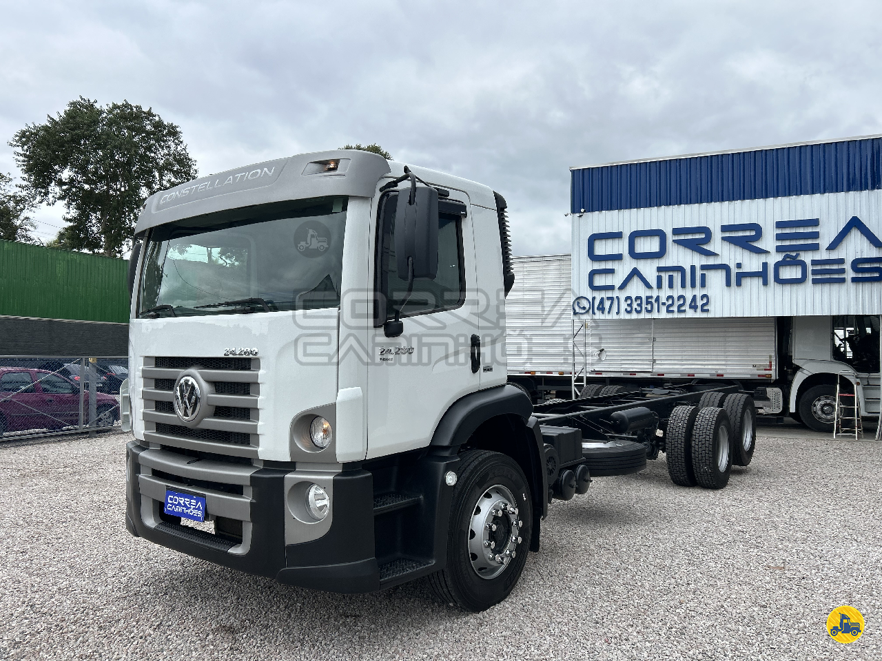 CAMINHAO VOLKSWAGEN VW 24280 Chassis Truck 6x2 Correa Caminhões BRUSQUE SANTA CATARINA SC