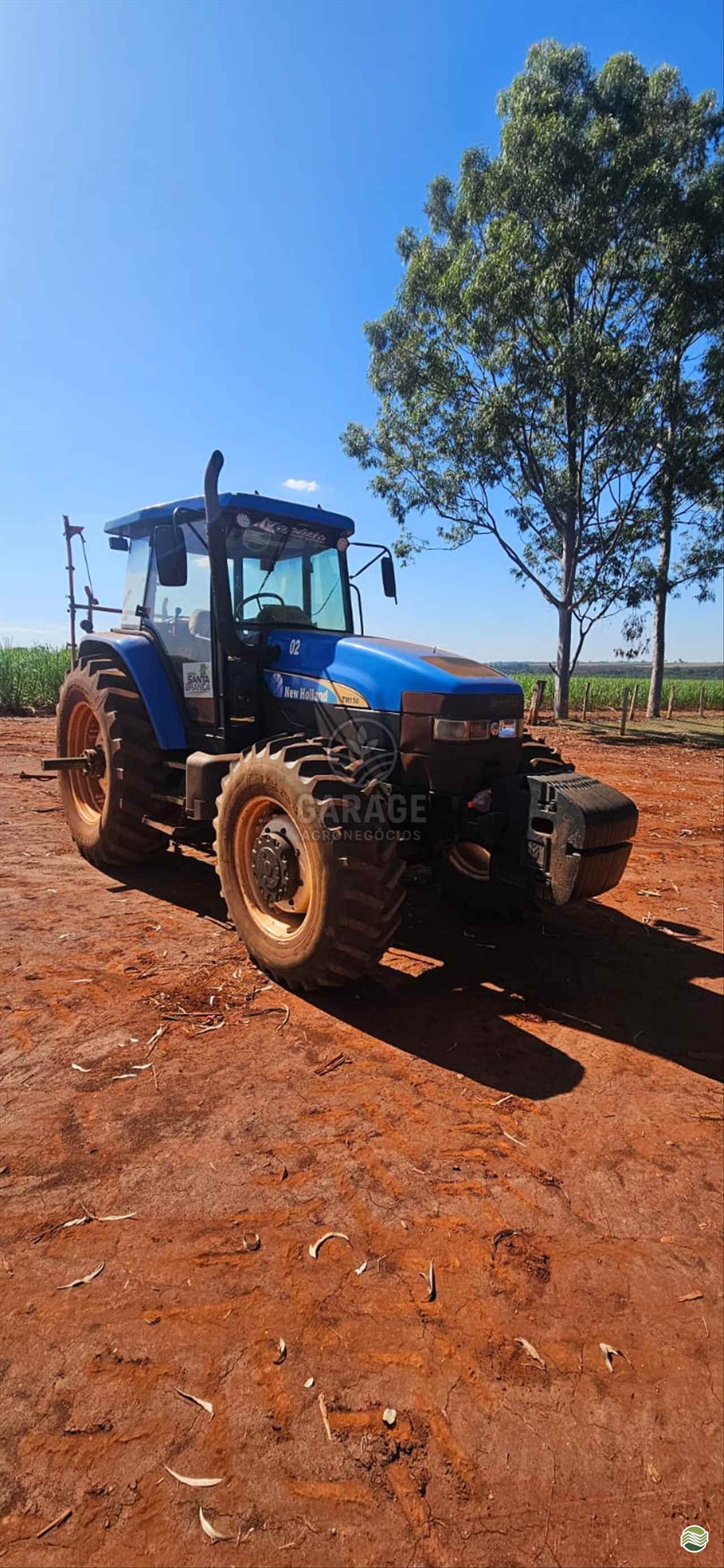 TRATOR NEW HOLLAND NEW TM 150 Tração 4x4 Garage Tratores ARAGUARI MINAS GERAIS MG