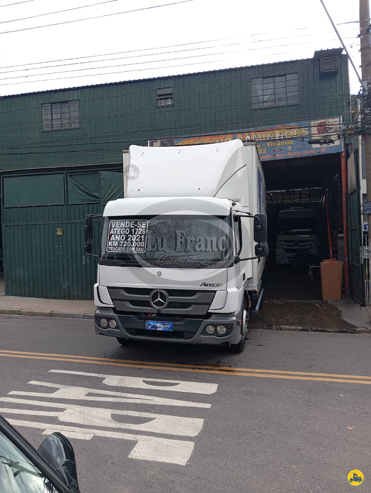 CAMINHAO MERCEDES-BENZ MB 1726 Baú Furgão Cavalo 6x2 Lu Frano Caminhões SANTO ANDRE SÃO PAULO SP