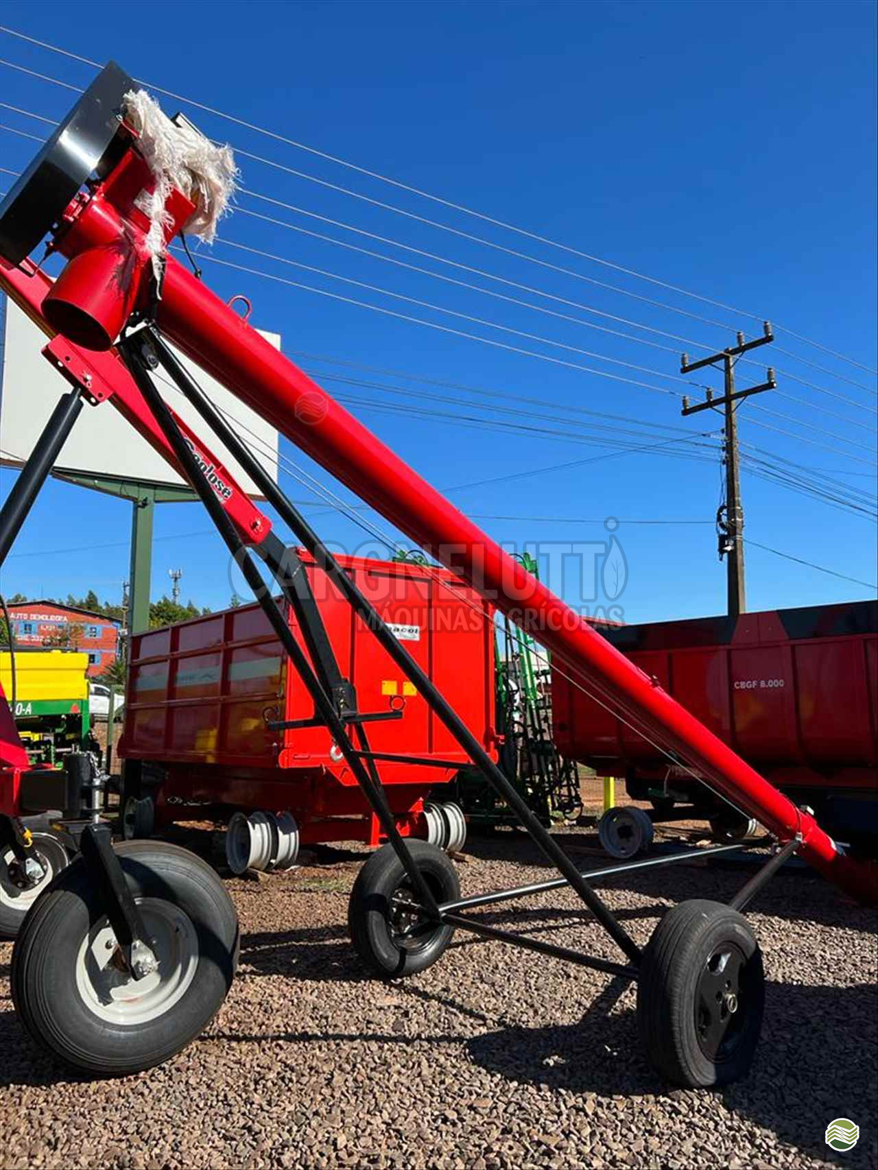 IMPLEMENTOS AGRICOLAS EXTRATORA ELEVADOR ELEVADOR DE GRÃOS Cargnelutti Máquinas Agrícolas IJUI RIO GRANDE DO SUL RS