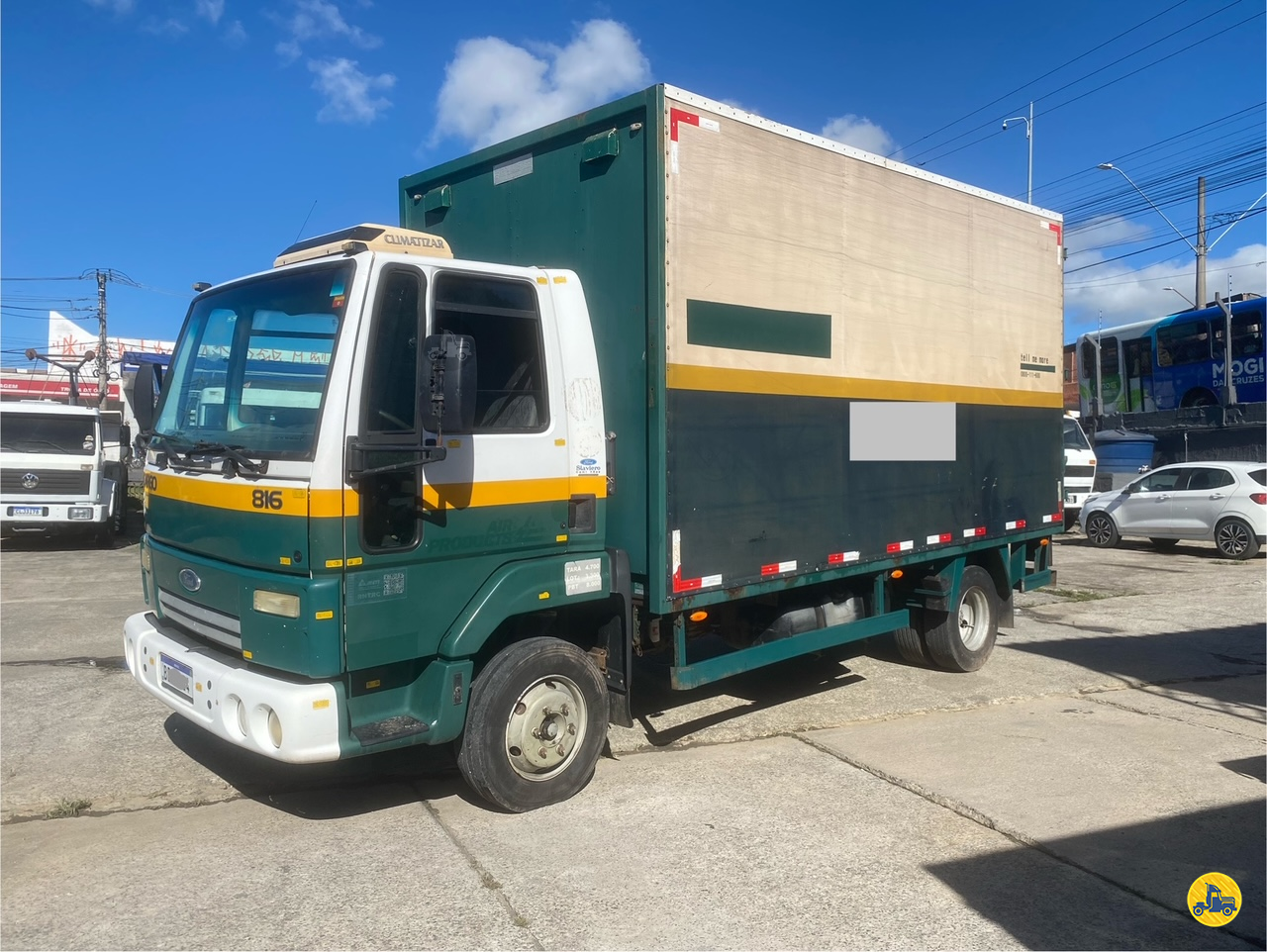 CAMINHAO FORD CARGO 816 Baú Sider 3/4 4x2 Mega Mogi Caminhões MOGI DAS CRUZES SÃO PAULO SP