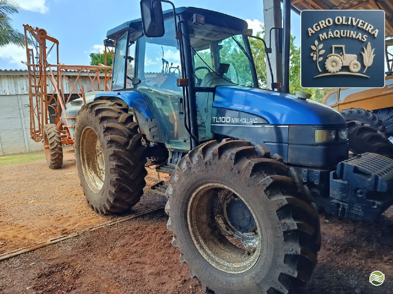 TRATOR NEW HOLLAND NEW TL 100 Tração 4x4 Agro Oliveira Máquinas IRETAMA PARANÁ PR