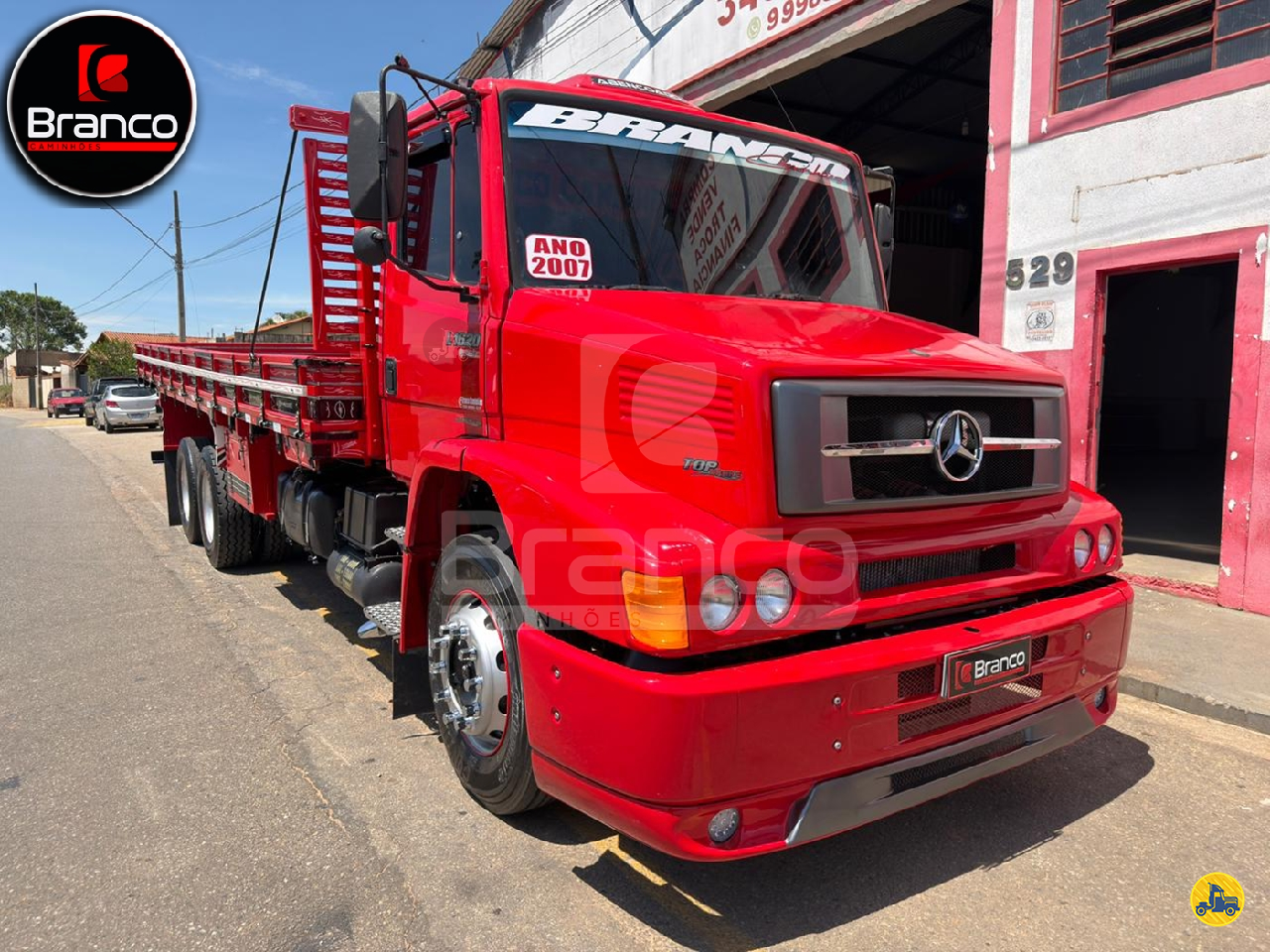 CAMINHAO MERCEDES-BENZ MB 1620 Carga Seca Truck 6x2 Branco Caminhões CAREACU MINAS GERAIS MG