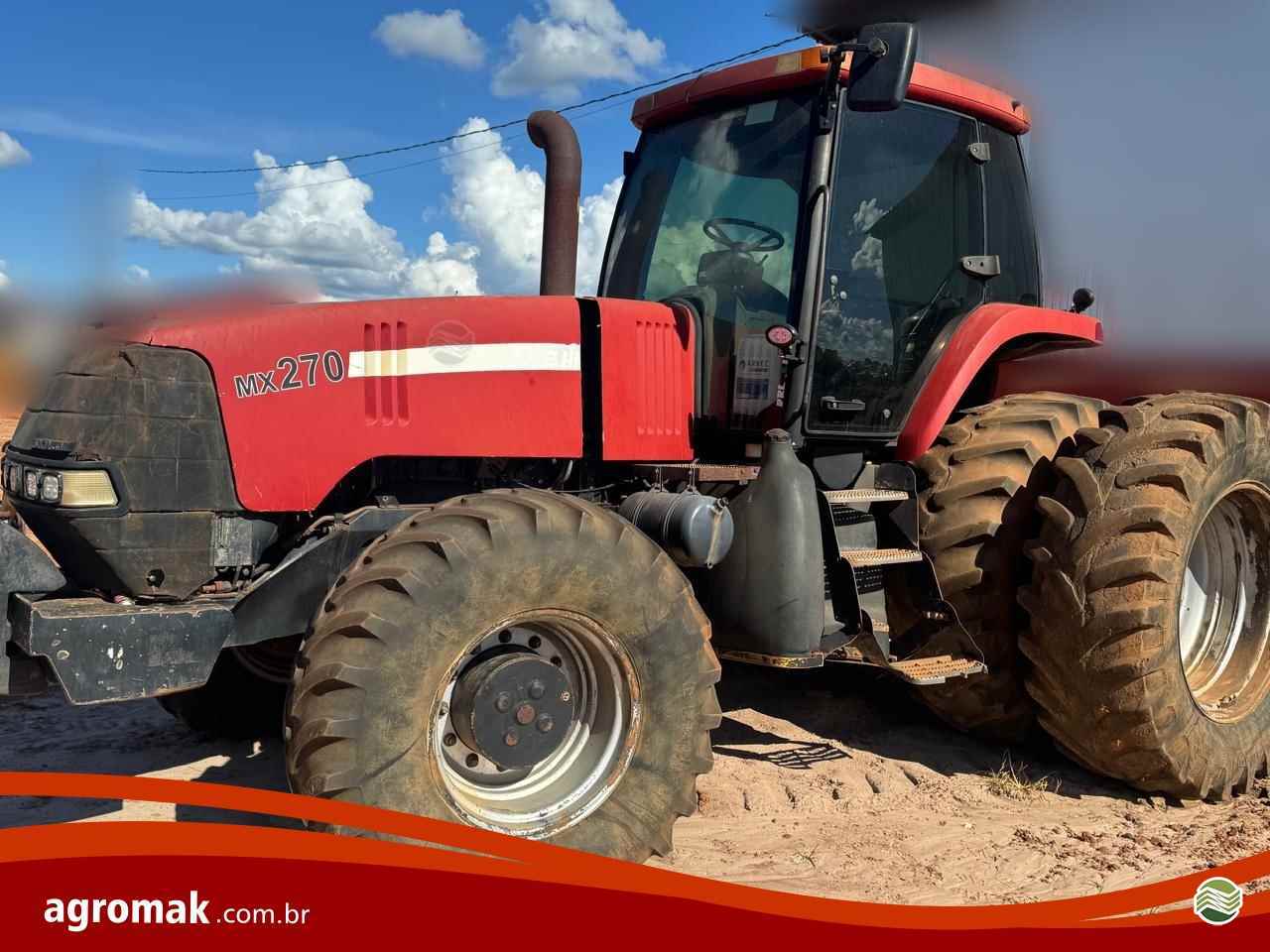 TRATOR CASE CASE MX 270 Tração 4x4 Agromak Máquinas Agrícolas CAMPO VERDE MATO GROSSO MT