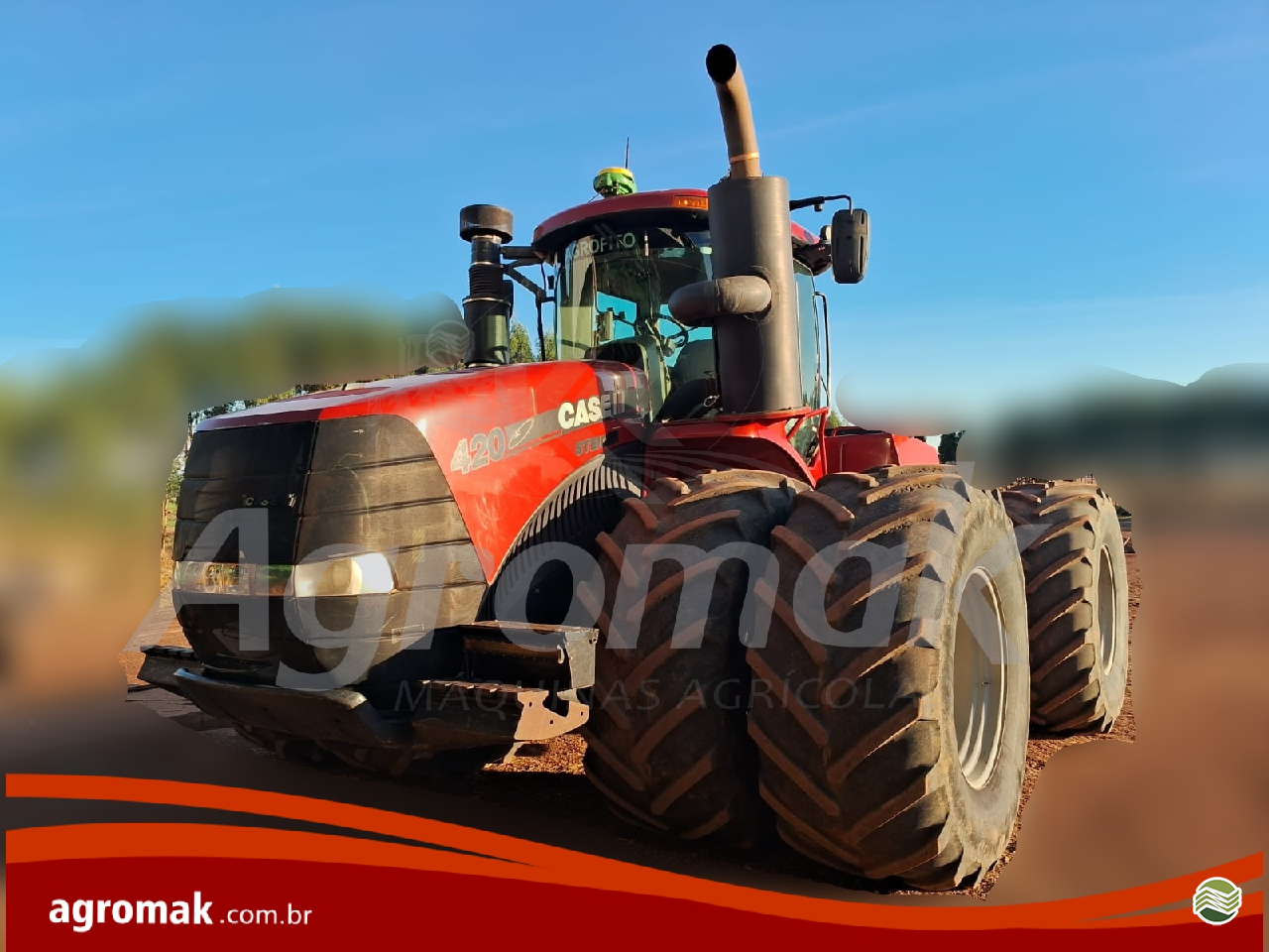 TRATOR CASE CASE Steiger 420 Tração 4x4 Agromak Máquinas Agrícolas CAMPO VERDE MATO GROSSO MT