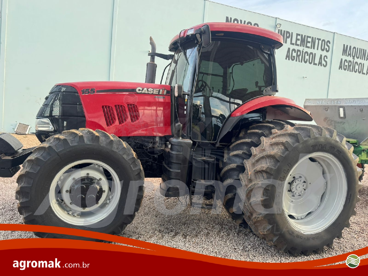 TRATOR CASE PUMA 155 Tração 4x4 Agromak Máquinas Agrícolas CAMPO VERDE MATO GROSSO MT