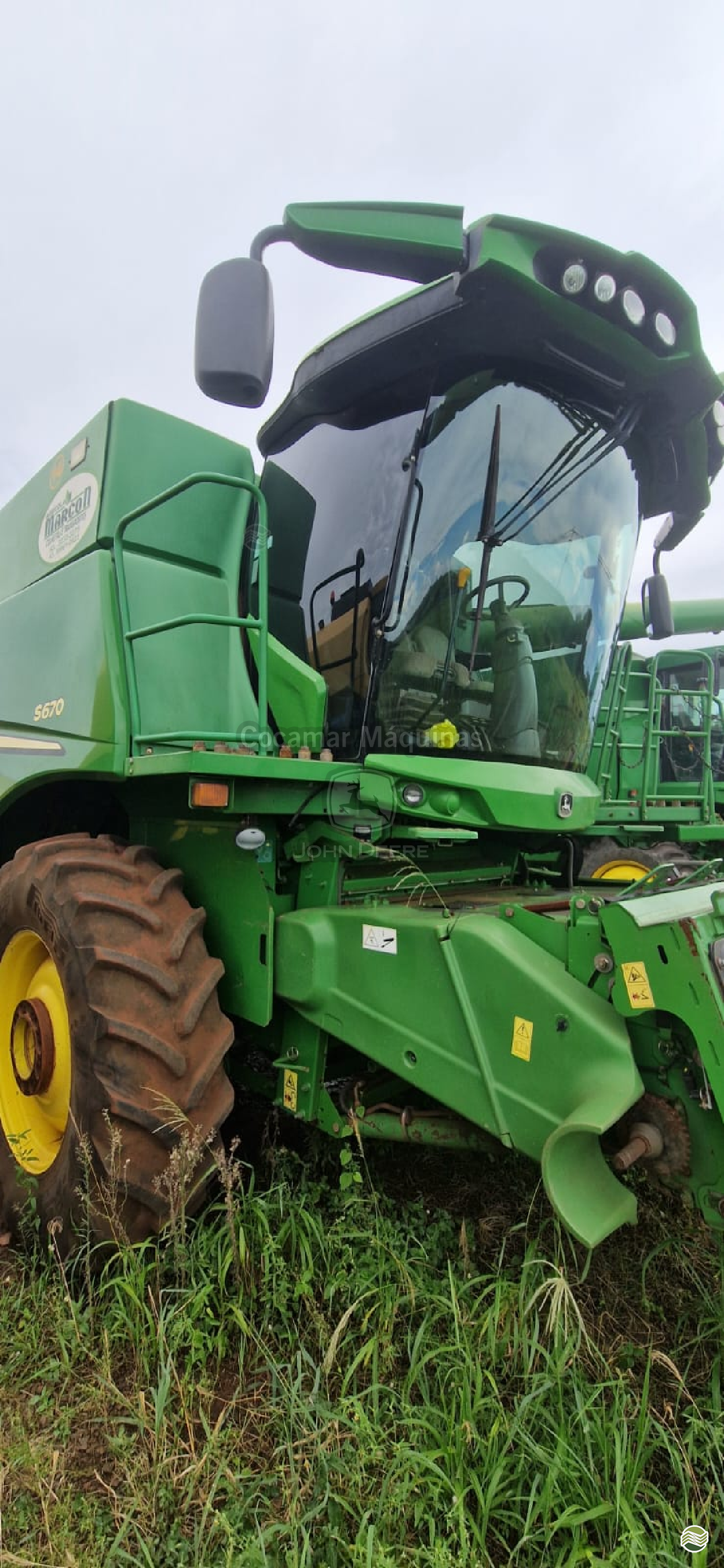 COLHEITADEIRA JOHN DEERE JOHN DEERE S660 Cocamar Máquinas - John Deere - Matriz MARINGA PARANÁ PR