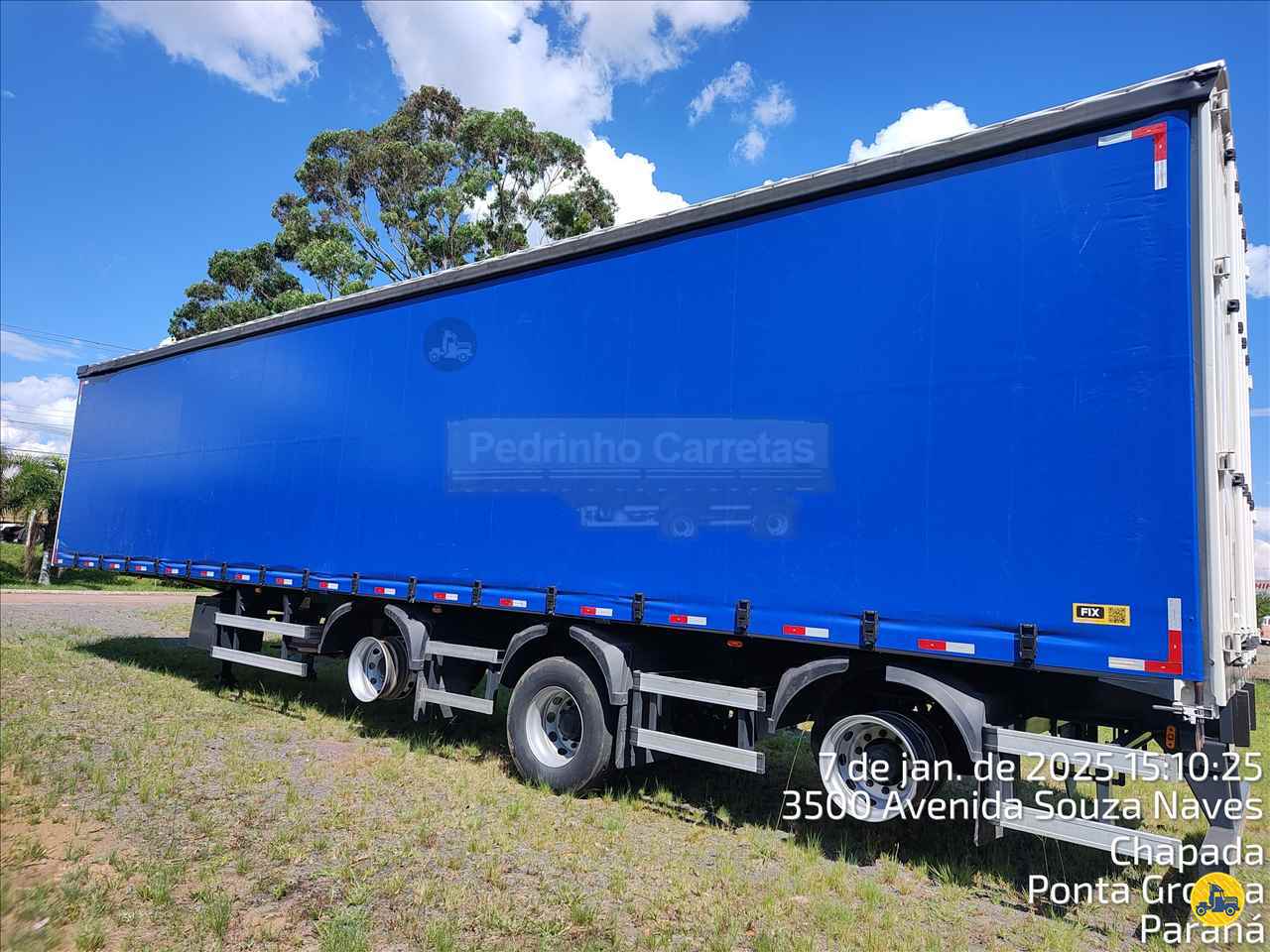 CARRETA SEMI-REBOQUE BAU SIDER Reta Pedrinho Carretas PONTA GROSSA PARANÁ PR