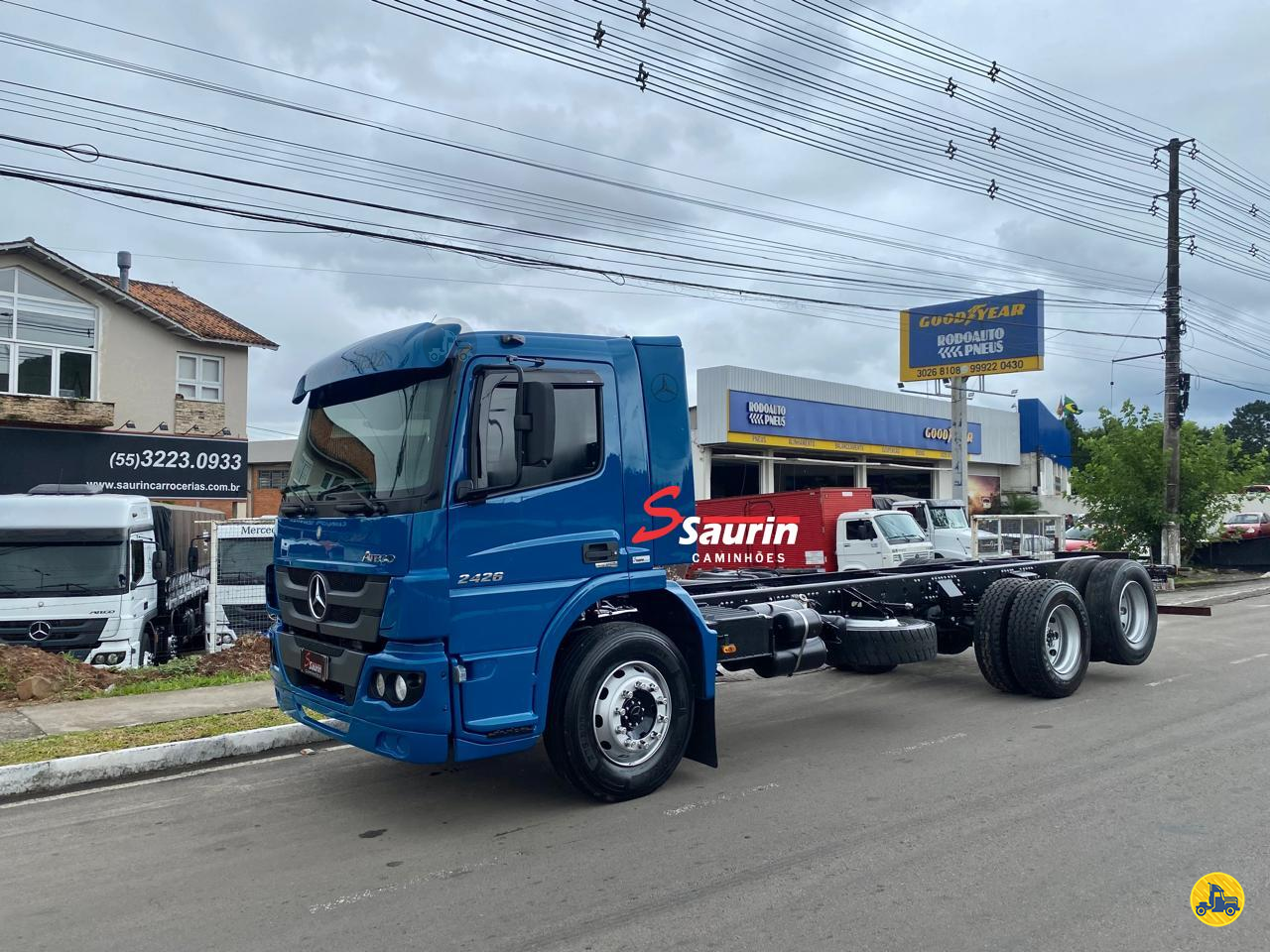 CAMINHAO MERCEDES-BENZ MB 2426 Chassis Truck 6x2 Saurin Caminhões SANTA MARIA RIO GRANDE DO SUL RS