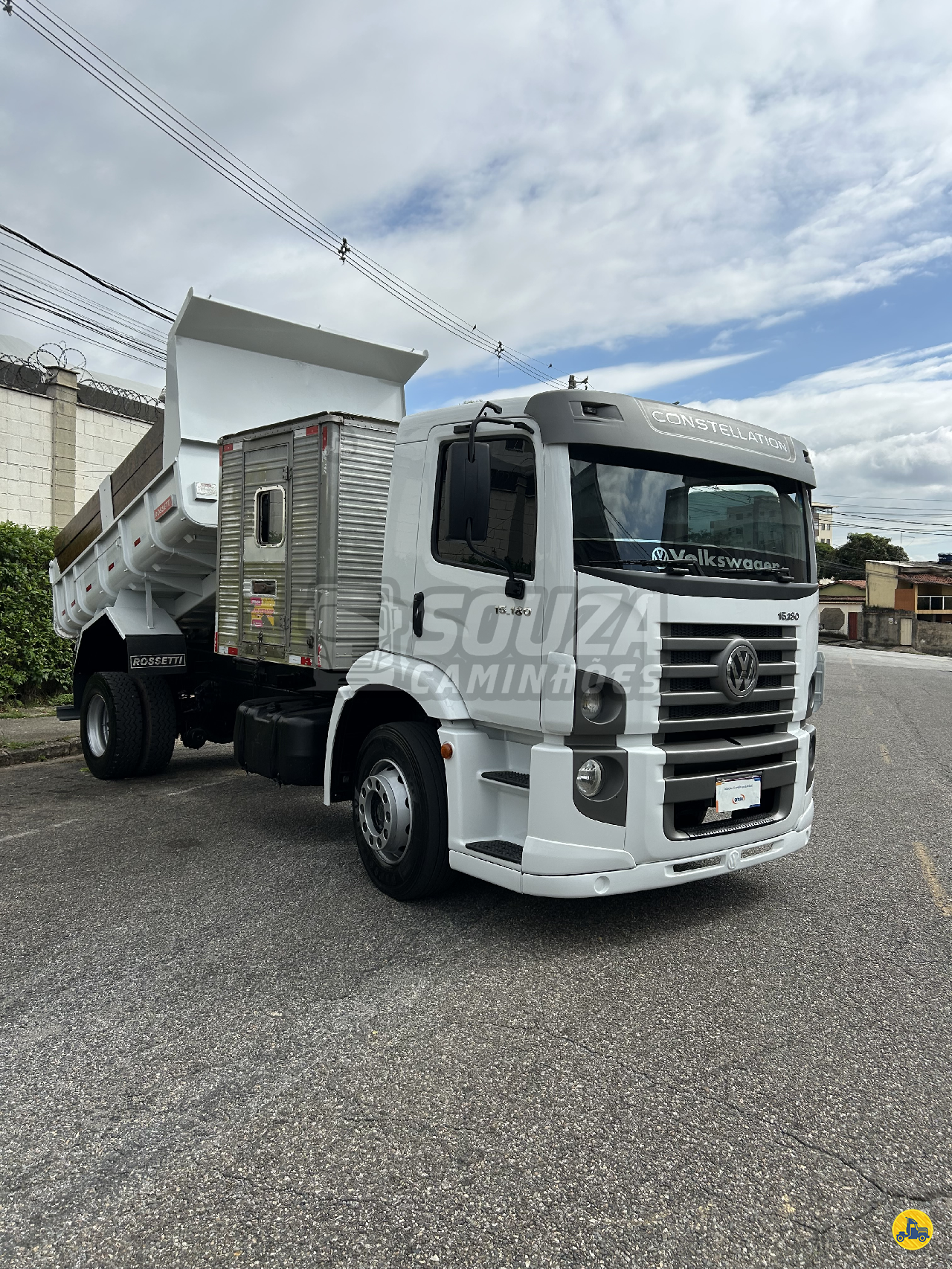 CAMINHAO VOLKSWAGEN VW 15180 Caçamba Cabine Suplementar Toco 4x2 Souza Caminhões MG CONTAGEM MINAS GERAIS MG