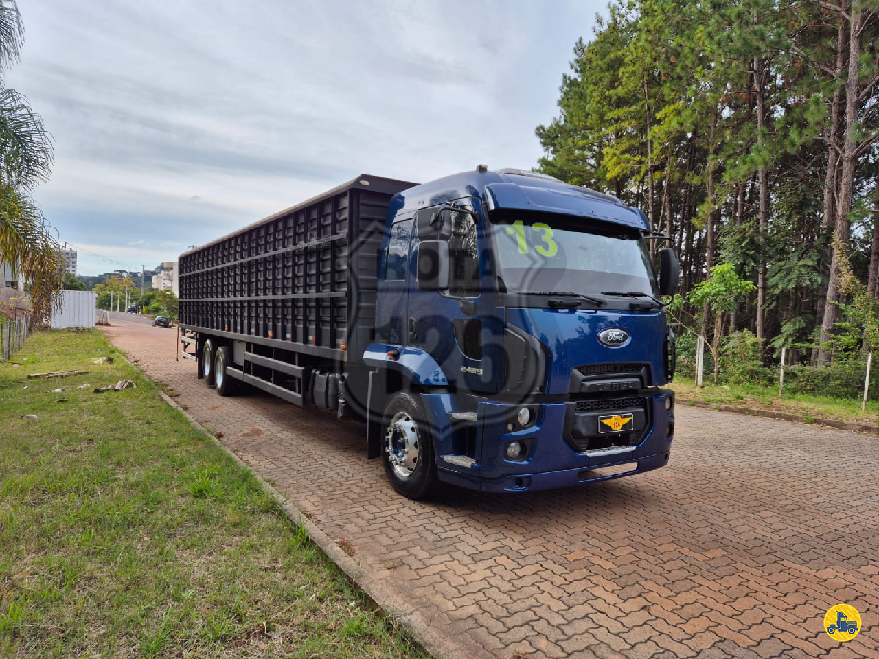 CAMINHAO FORD CARGO 2429 Boiadeiro Truck 6x2 Rota 126 Caminhões SANANDUVA RIO GRANDE DO SUL RS