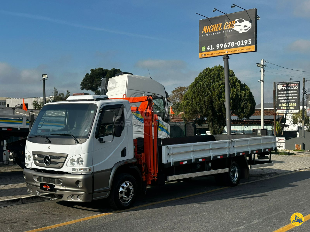 CAMINHAO MERCEDES-BENZ MB 1016 Munck 3/4 4x2 Michel Car Carros e Caminhões ARAUCARIA PARANÁ PR