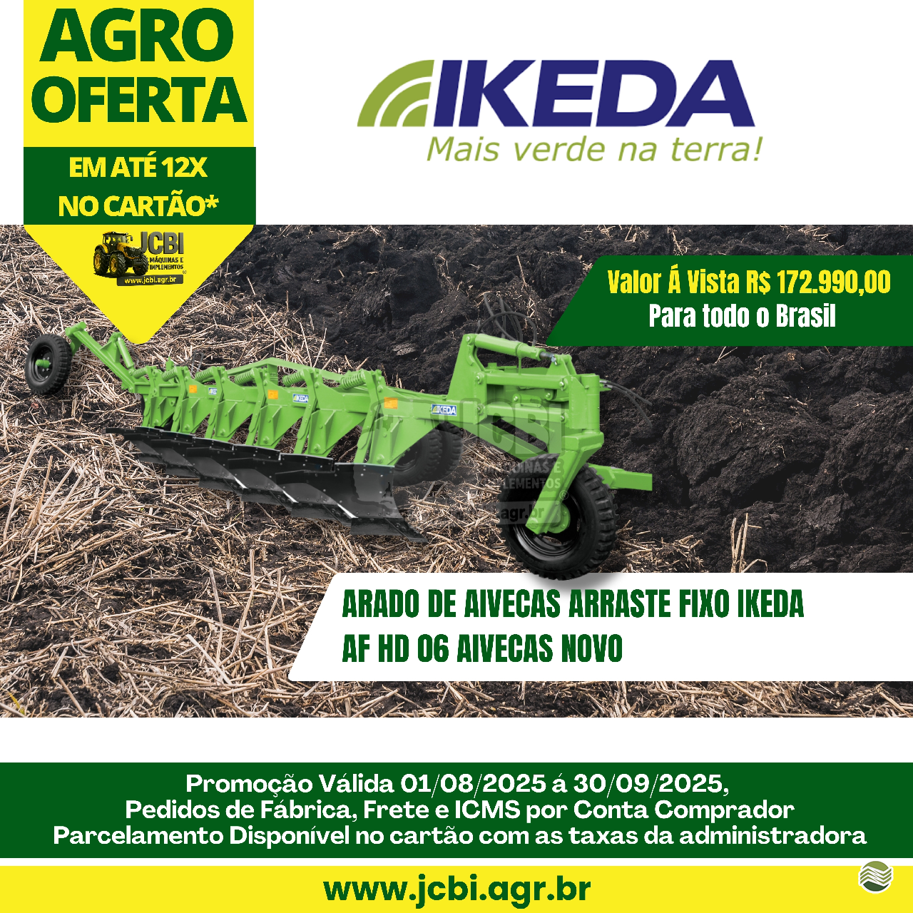 IMPLEMENTOS AGRICOLAS ARADO ARADO DE AIVECA JCBi Máquinas e Implementos Agrícolas MARACAJU MATO GROSSO DO SUL MS