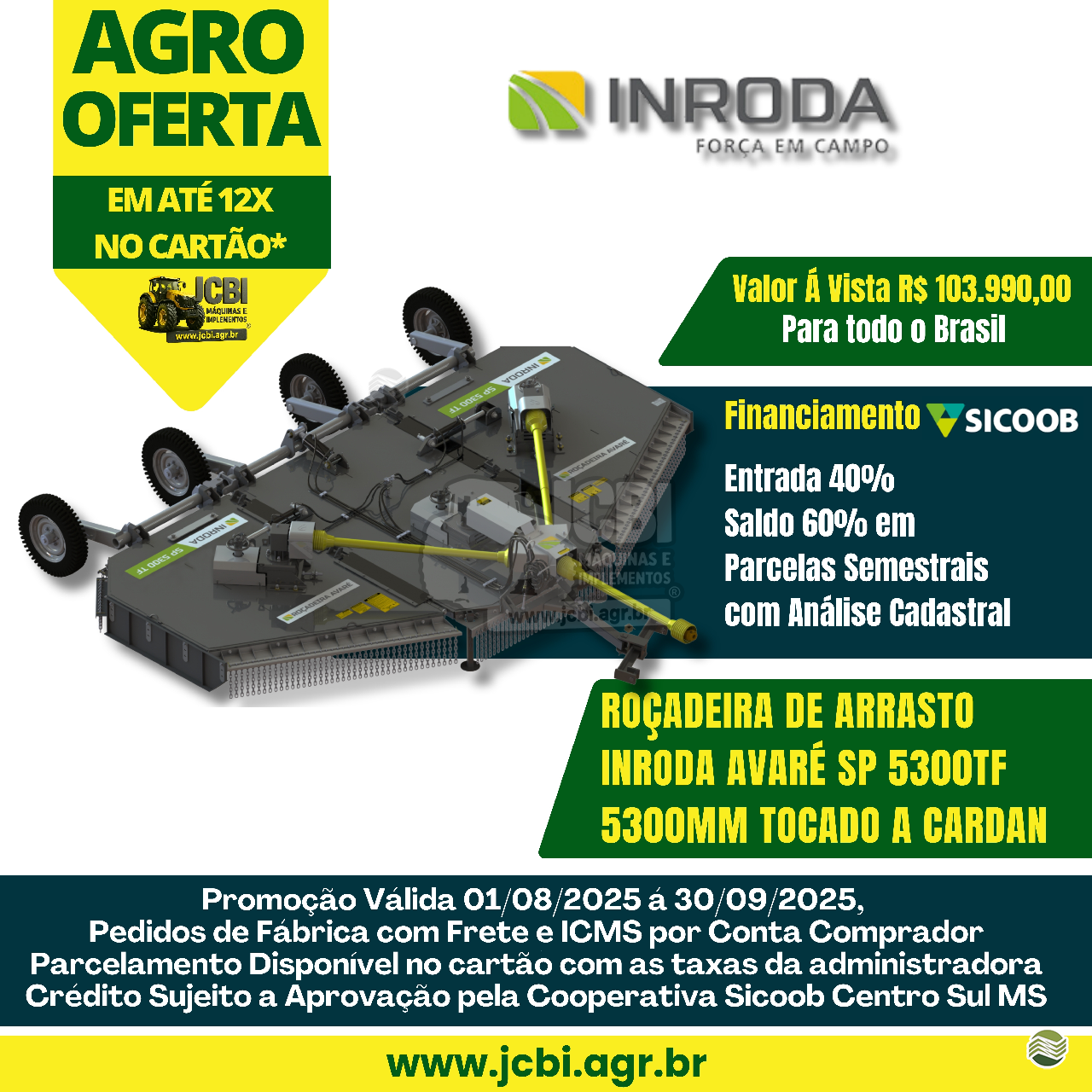 IMPLEMENTOS AGRICOLAS ROCADEIRA ROCADEIRA ARRASTO JCBi Máquinas e Implementos Agrícolas MARACAJU MATO GROSSO DO SUL MS