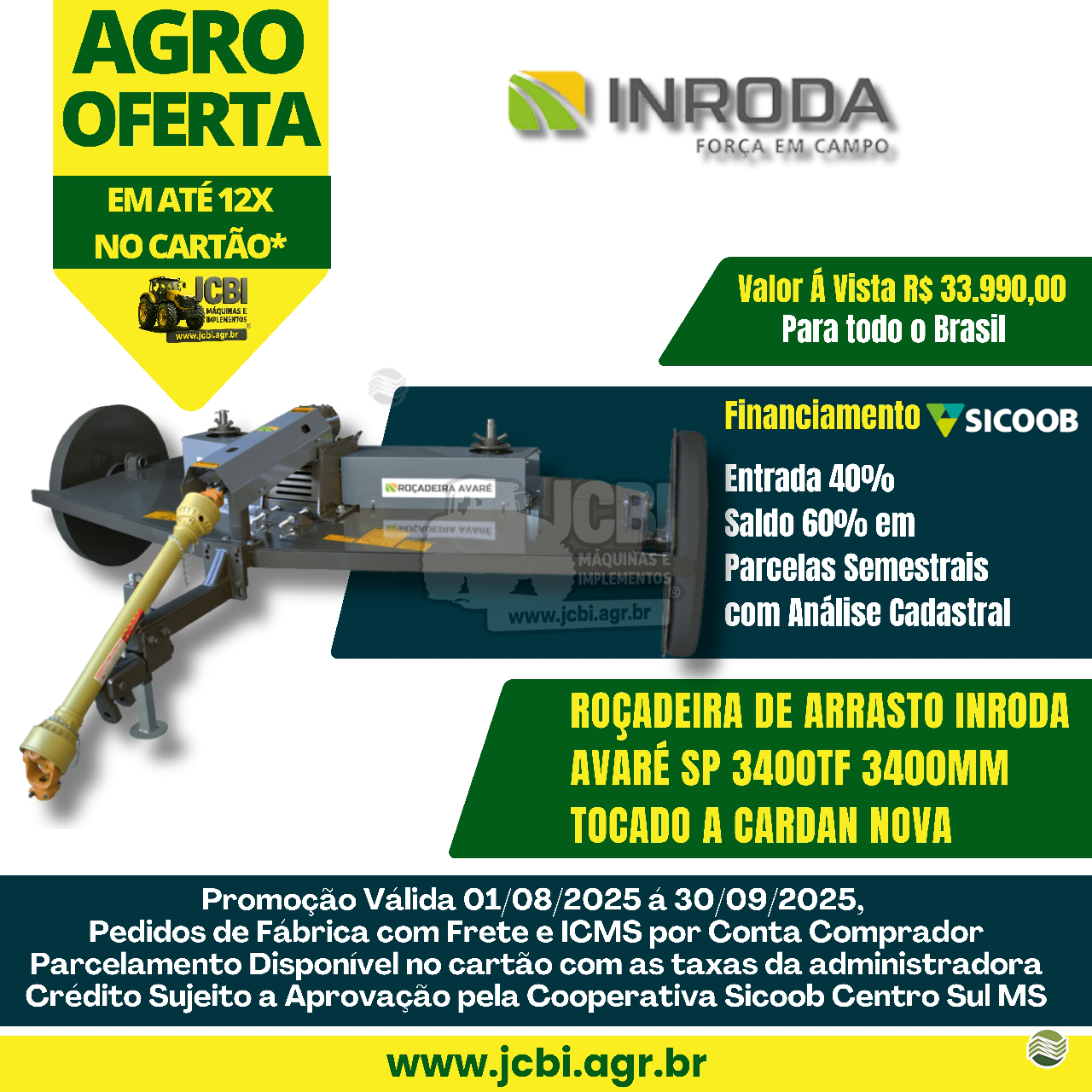 IMPLEMENTOS AGRICOLAS ROCADEIRA ROCADEIRA ARRASTO JCBi Máquinas e Implementos Agrícolas MARACAJU MATO GROSSO DO SUL MS