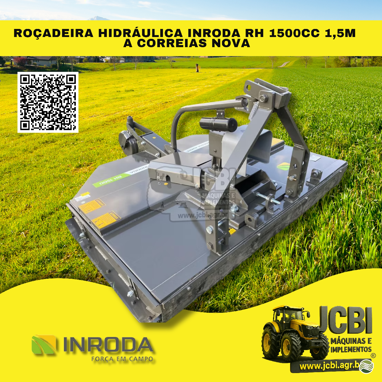 IMPLEMENTOS AGRICOLAS ROCADEIRA ROCADEIRA HIDRÁULICA JCBi Máquinas e Implementos Agrícolas MARACAJU MATO GROSSO DO SUL MS
