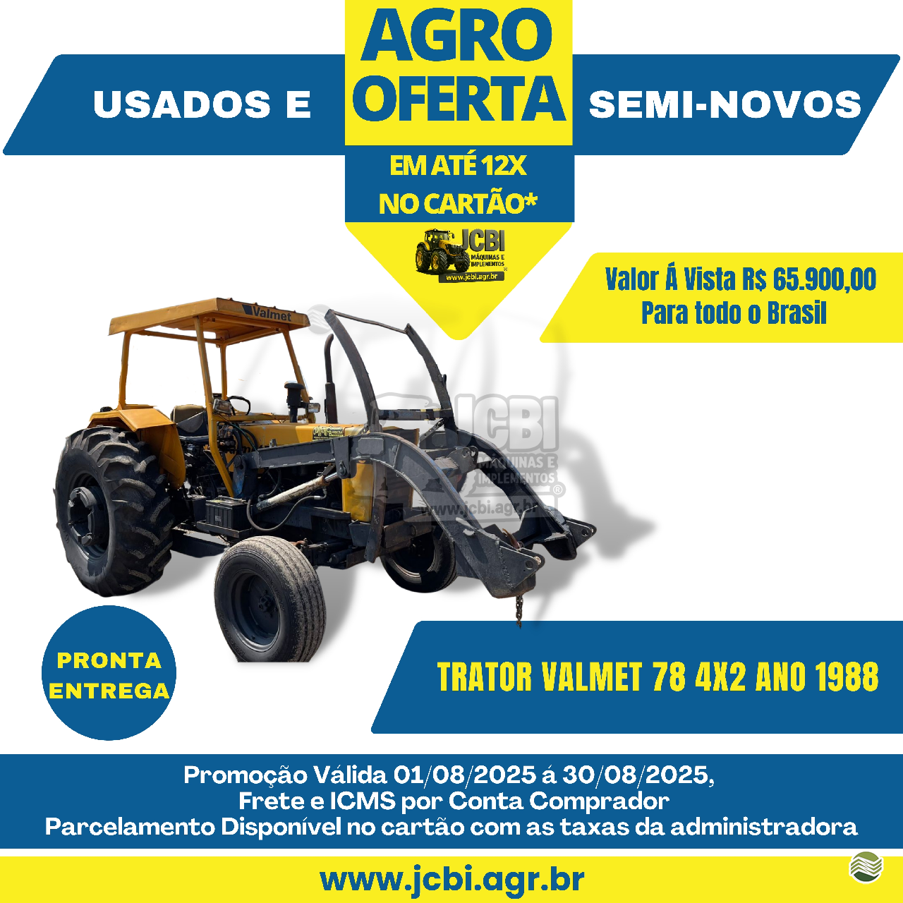 TRATOR VALMET VALMET 78 Tração 4x2 JCBi Máquinas e Implementos Agrícolas MARACAJU MATO GROSSO DO SUL MS