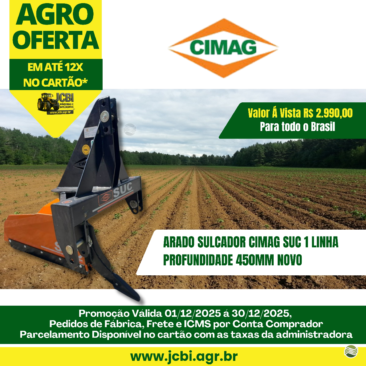 IMPLEMENTOS AGRICOLAS ARADO ARADO DE FUMO JCBi Máquinas e Implementos Agrícolas MARACAJU MATO GROSSO DO SUL MS
