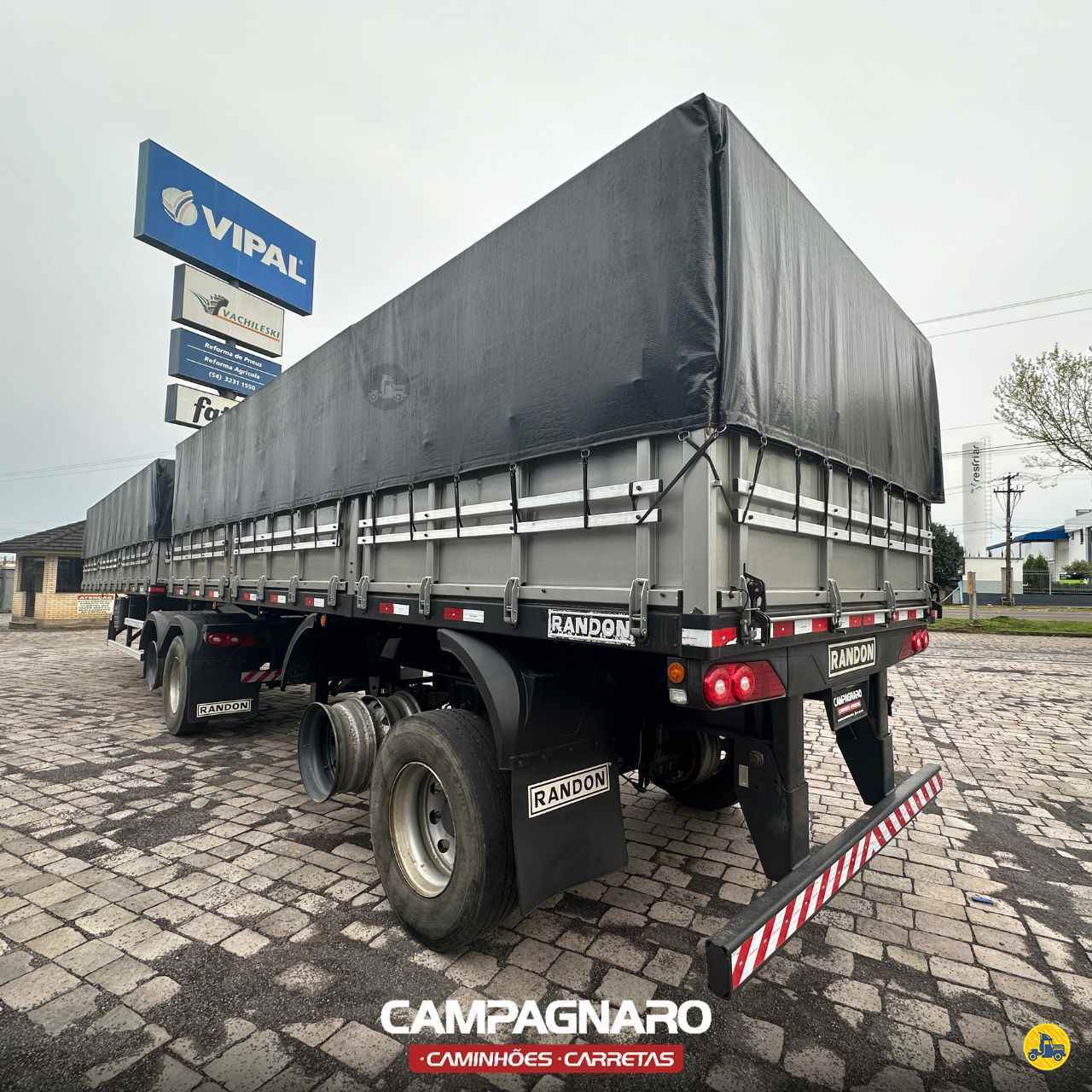 CARRETA SEMI-REBOQUE GRANELEIRO Campagnaro Caminhões VACARIA RIO GRANDE DO SUL RS