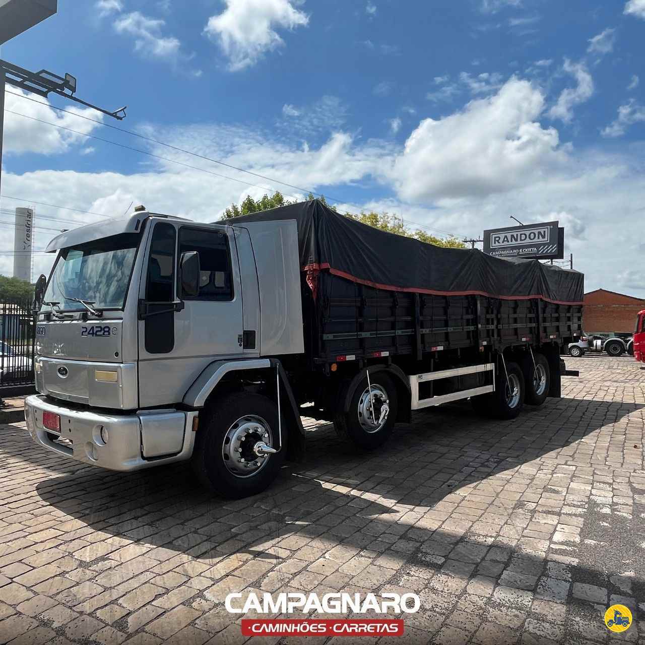CAMINHAO FORD CARGO 2428 Graneleiro BiTruck 8x2 Campagnaro Caminhões VACARIA RIO GRANDE DO SUL RS