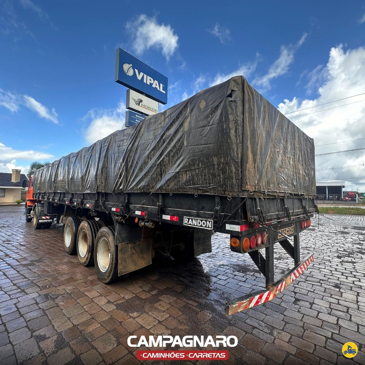 CARRETA SEMI-REBOQUE GRANELEIRO Campagnaro Caminhões VACARIA RIO GRANDE DO SUL RS