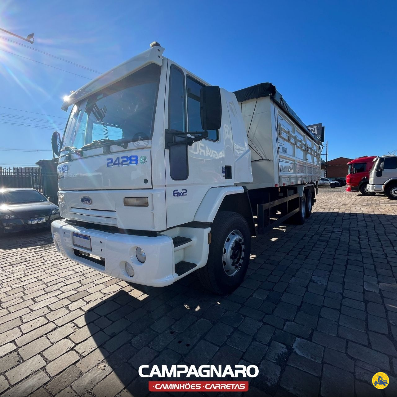 CAMINHAO FORD CARGO 2428 Caçamba Basculante Truck 6x2 Campagnaro Caminhões VACARIA RIO GRANDE DO SUL RS