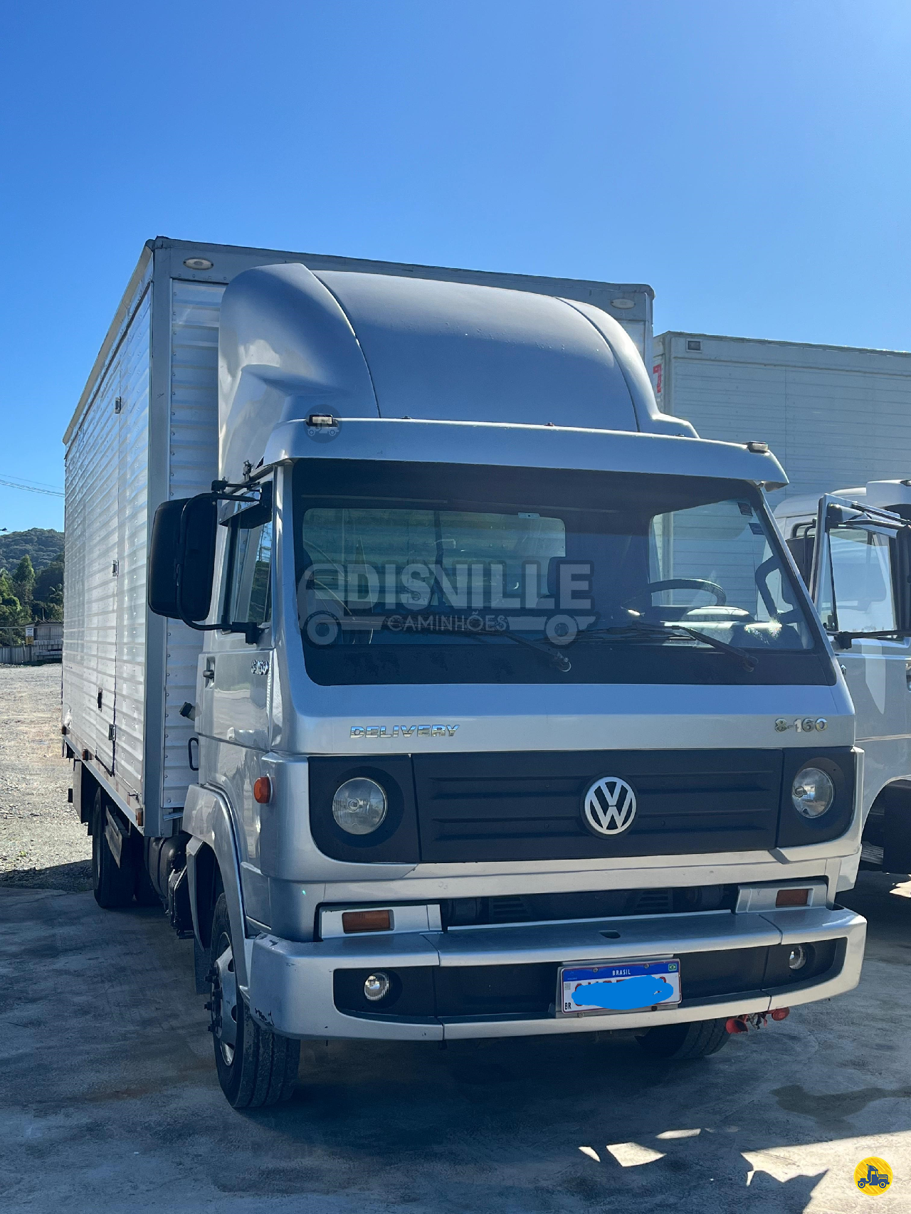 CAMINHAO VOLKSWAGEN VW 8160 Baú Furgão 3/4 4x2 Disville Caminhões ARAQUARI SANTA CATARINA SC