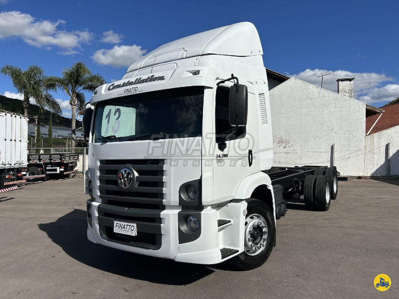 CAMINHAO VOLKSWAGEN VW 24280 Chassis Truck 6x2 Finatto Caminhões GARIBALDI RIO GRANDE DO SUL RS