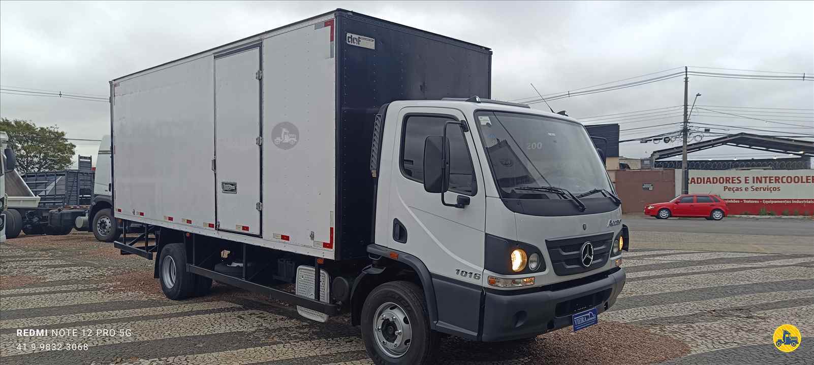 CAMINHAO MERCEDES-BENZ MB 1016 Baú Furgão 3/4 4x2 Vieira Caminhões CURITIBA PARANÁ PR