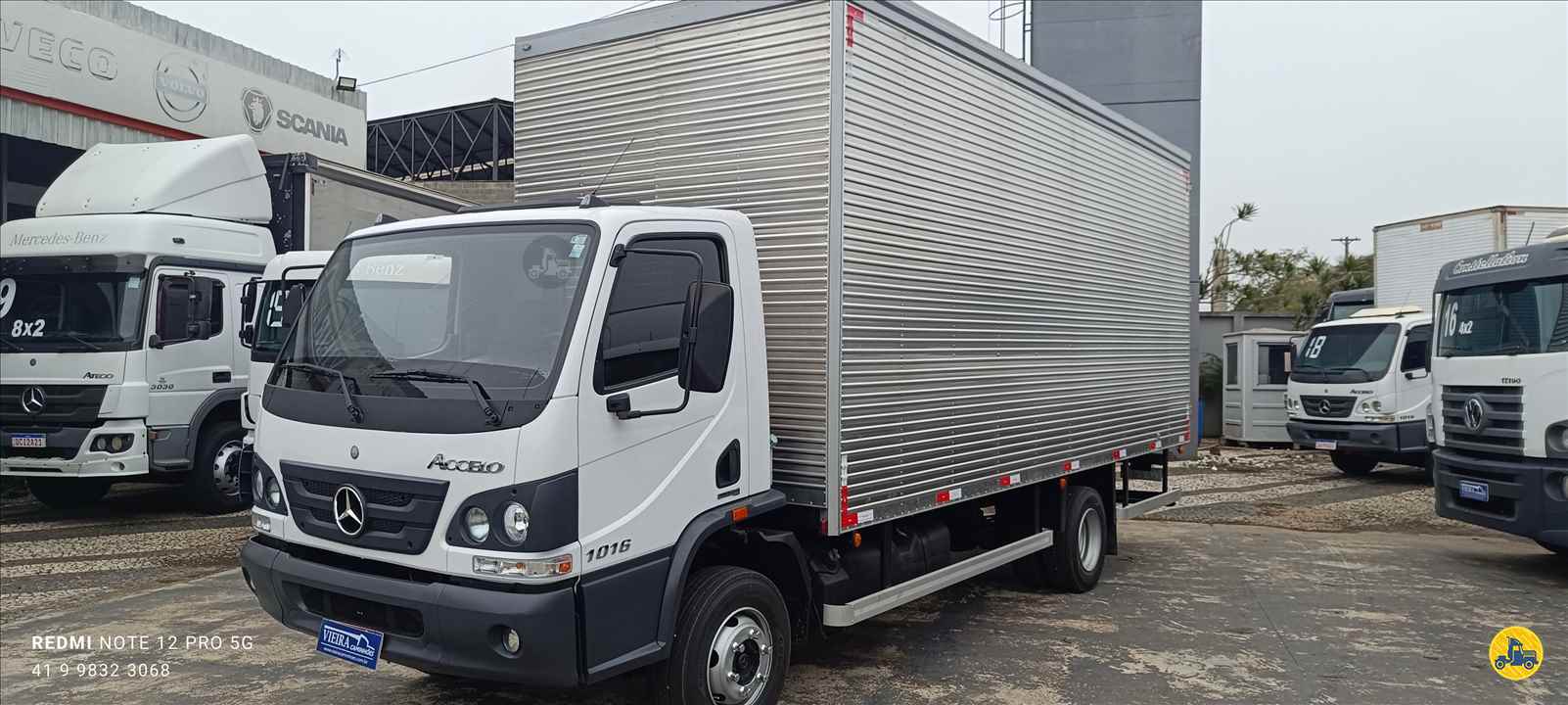 CAMINHAO MERCEDES-BENZ MB 1016 Baú Furgão 3/4 4x2 Vieira Caminhões CURITIBA PARANÁ PR