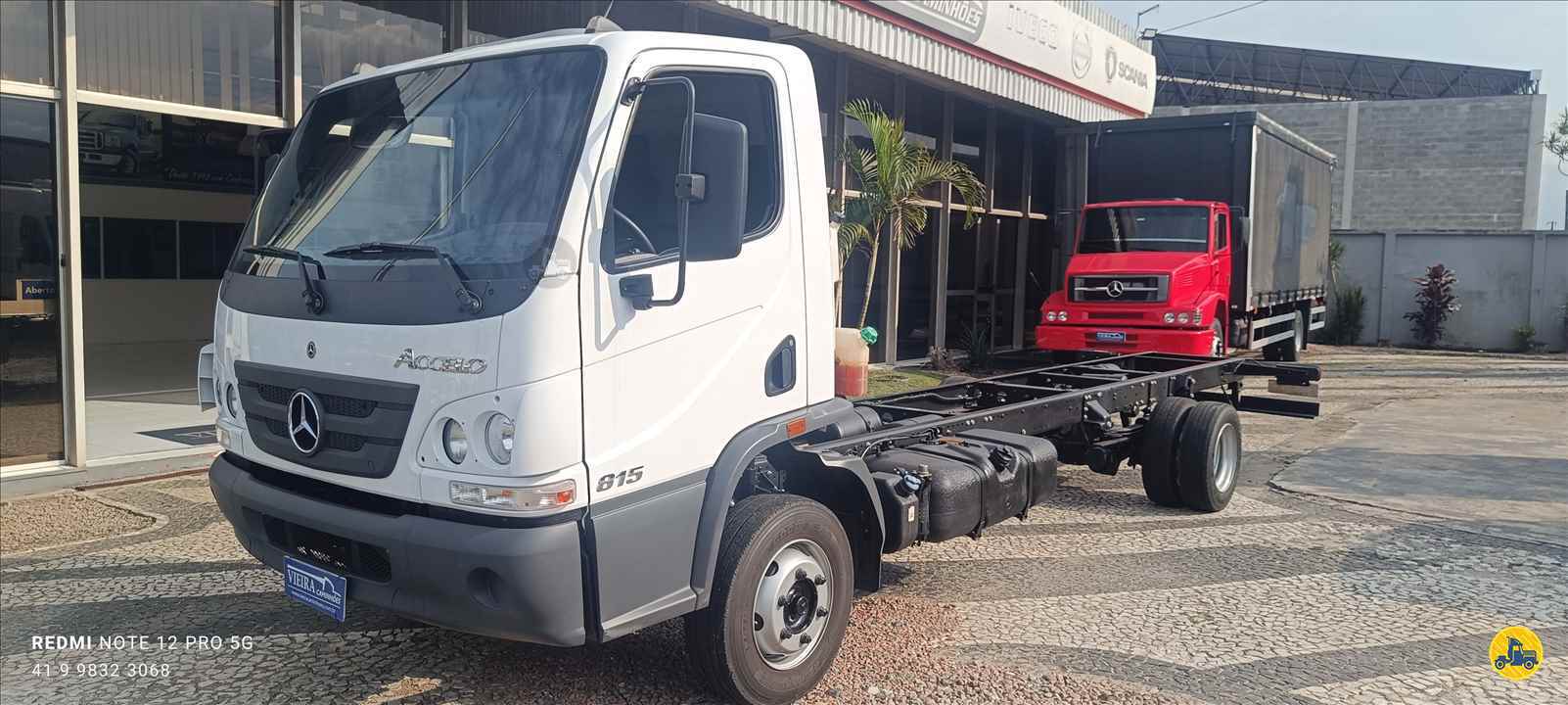CAMINHAO MERCEDES-BENZ MB 815 Chassis 3/4 4x2 Vieira Caminhões CURITIBA PARANÁ PR