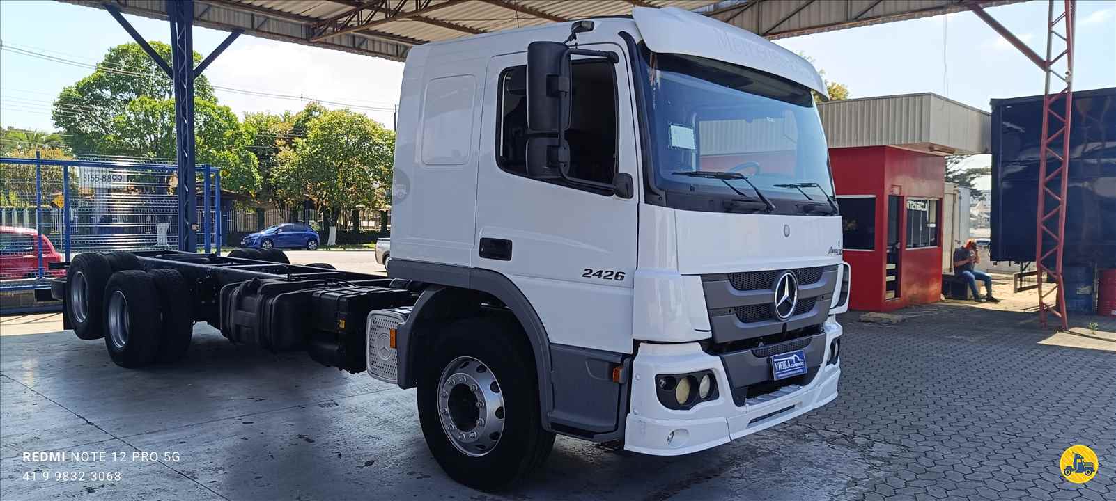 CAMINHAO MERCEDES-BENZ MB 2426 Chassis Truck 6x2 Vieira Caminhões CURITIBA PARANÁ PR