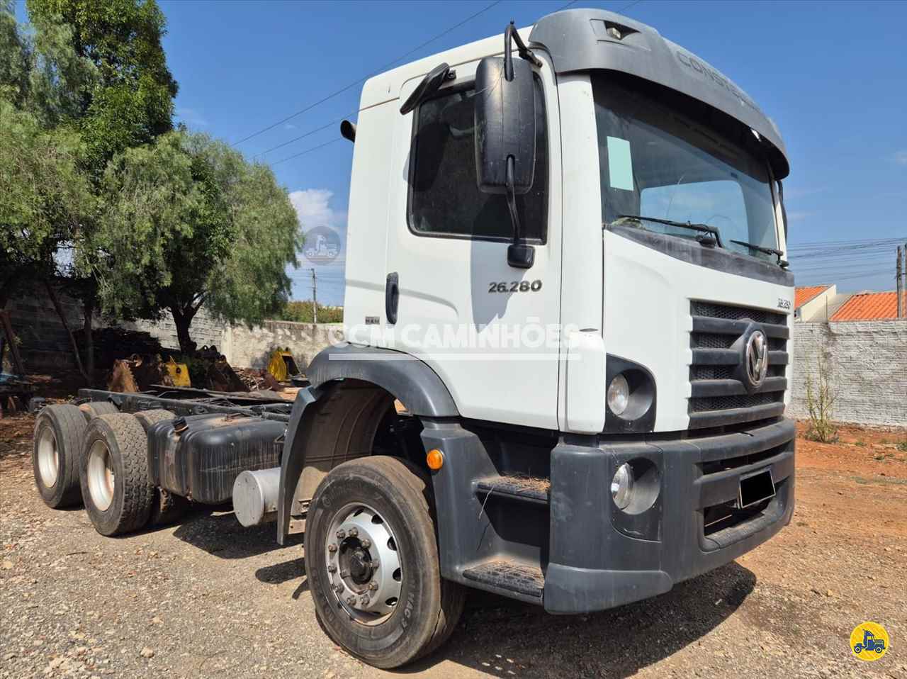 CAMINHAO VOLKSWAGEN VW 26280 Chassis Truck 6x4 CCM Caminhões GOIANIA GOIAS GO