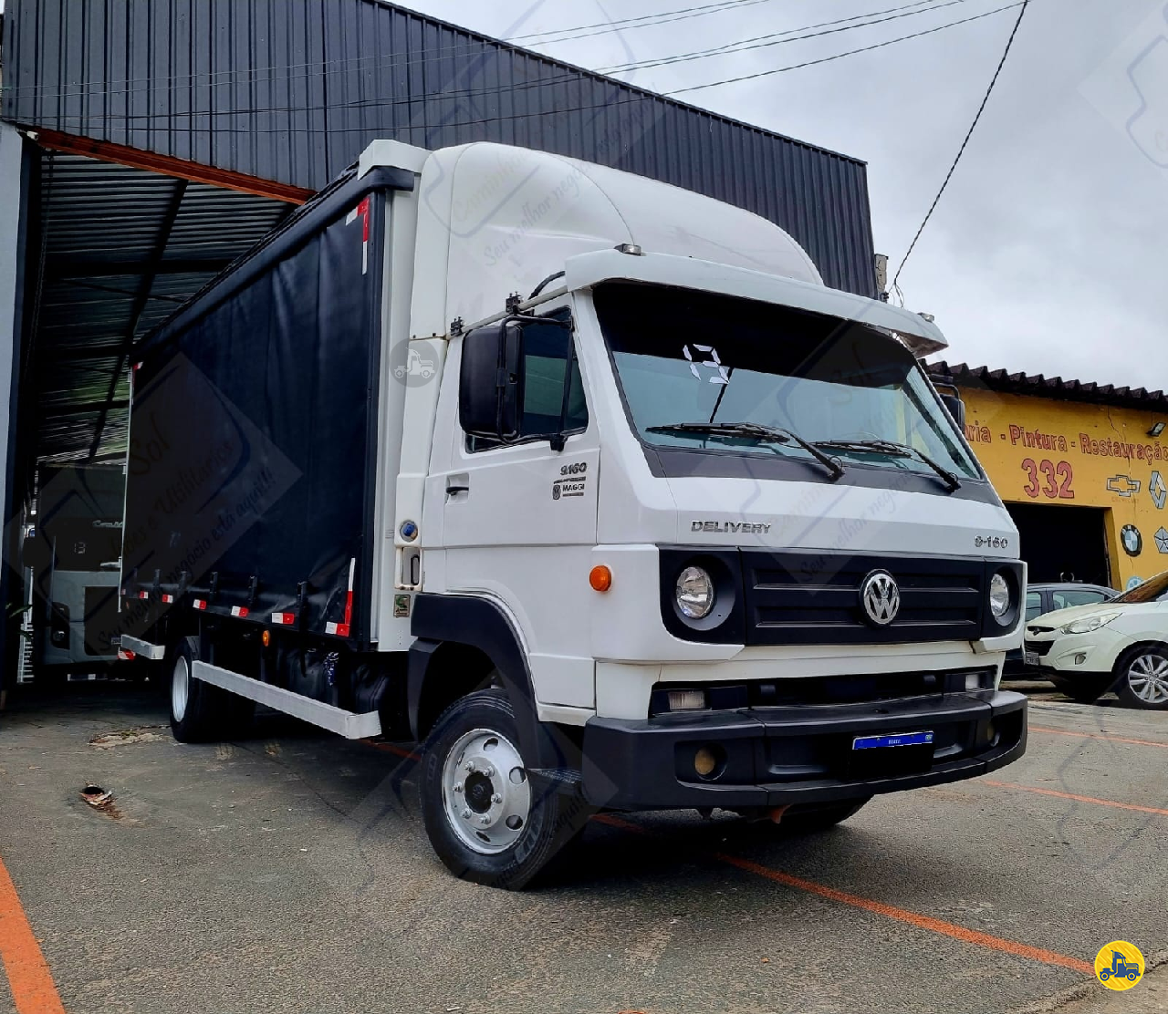 CAMINHAO VOLKSWAGEN VW 9160 Baú Sider 3/4 4x2 Sol Caminhões e Utilitários SAO PAULO SÃO PAULO SP