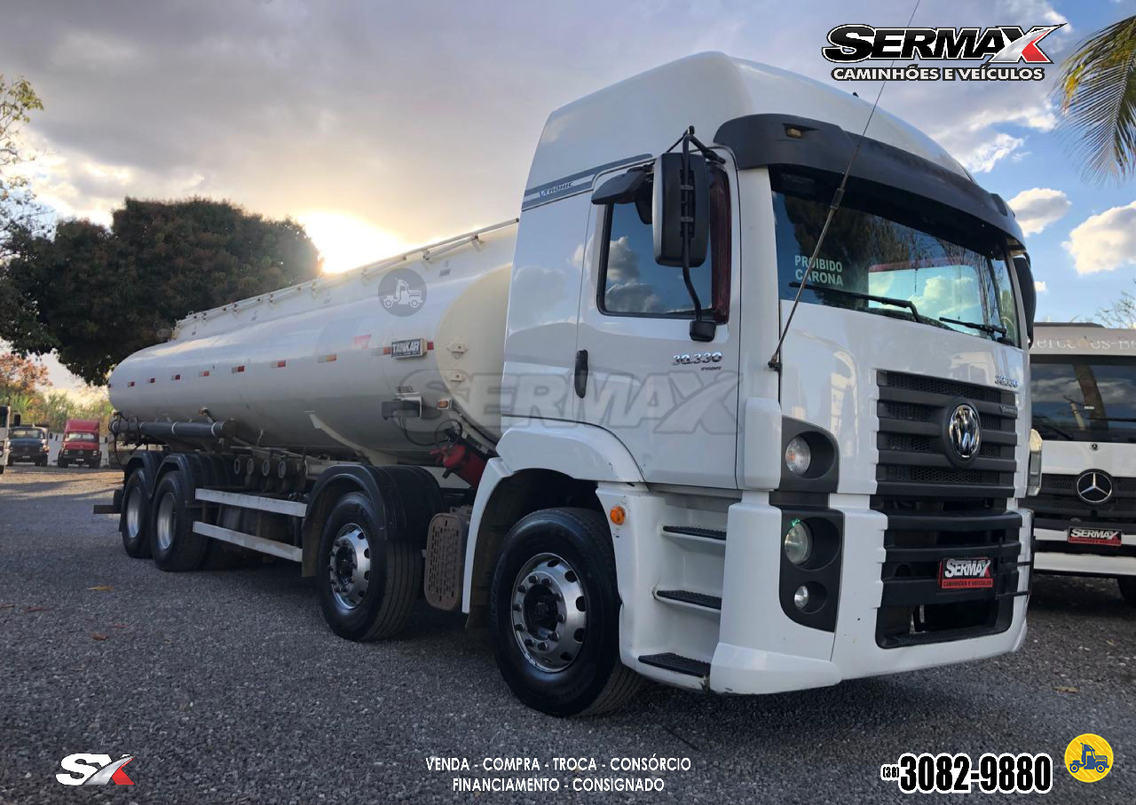 CAMINHAO VOLKSWAGEN VW 30330 Tanque Aço BiTruck 8x2 Sermax Caminhões MONTES CLAROS MINAS GERAIS MG