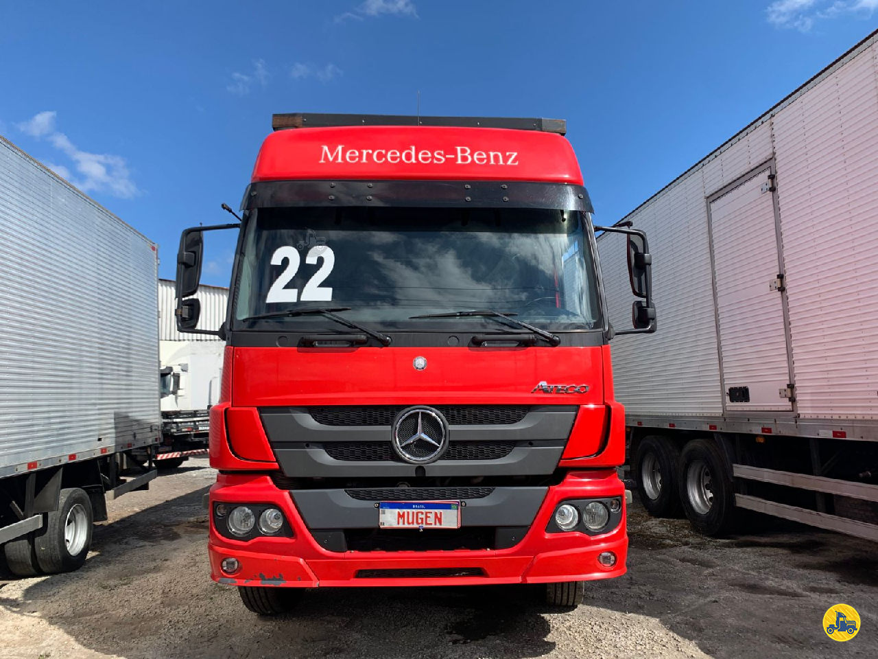 CAMINHAO MERCEDES-BENZ MB 2430 Baú Sider Truck 6x2 Mugen Caminhões GUARULHOS SÃO PAULO SP