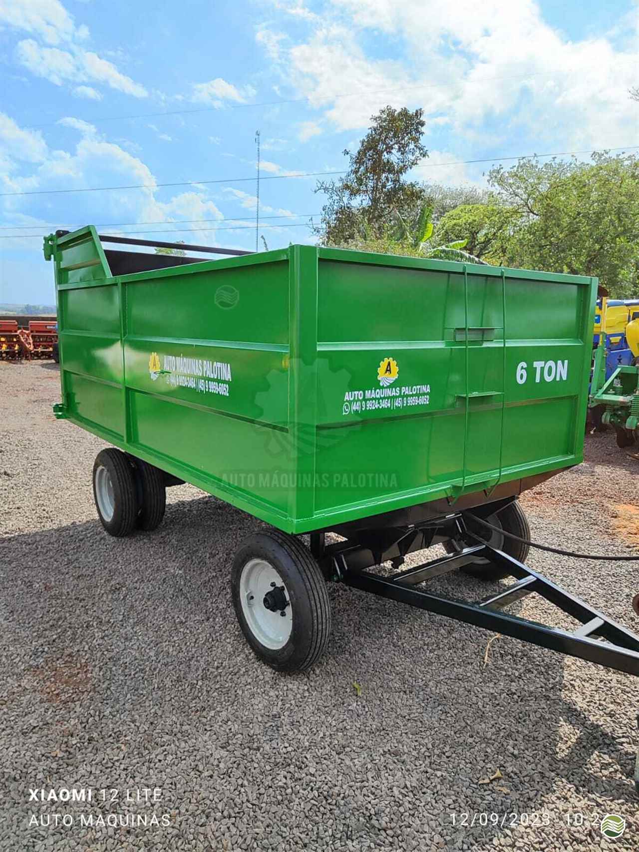 IMPLEMENTOS AGRICOLAS CARRETA AGRÍCOLA CARRETA BASCULANTE Auto Máquinas Palotina PALOTINA PARANÁ PR