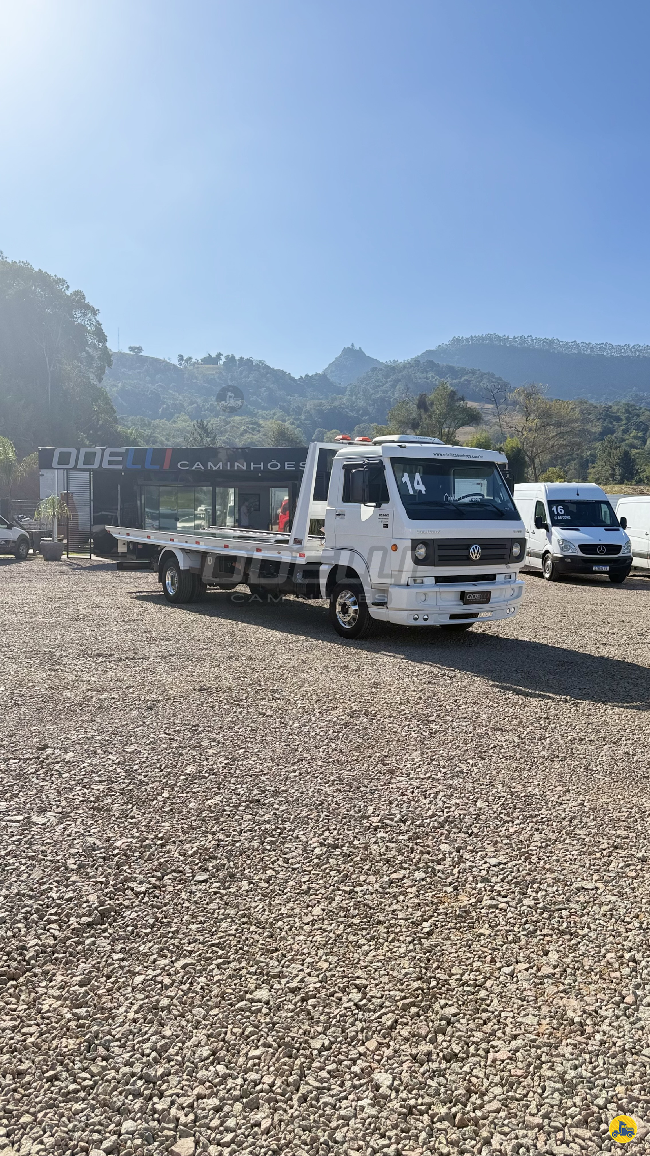 CAMINHAO VOLKSWAGEN VW 10160 Plataforma Guincho 3/4 4x2 Odelli Caminhões  RIO DO SUL SANTA CATARINA SC