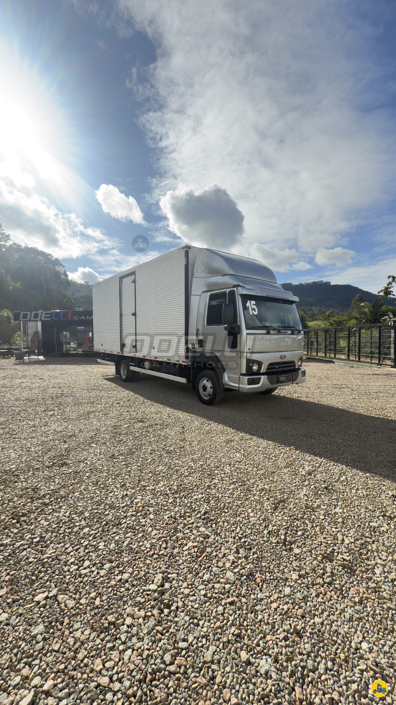 CAMINHAO FORD CARGO 816 Baú Furgão 3/4 4x2 Odelli Caminhões  RIO DO SUL SANTA CATARINA SC