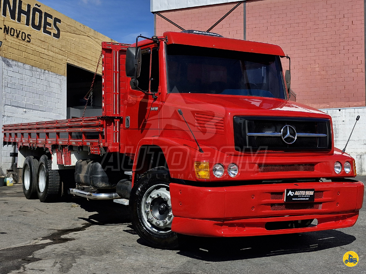 CAMINHAO MERCEDES-BENZ MB 1418 Carga Seca Truck 6x2 Autobom Multimarcas CONTAGEM MINAS GERAIS MG