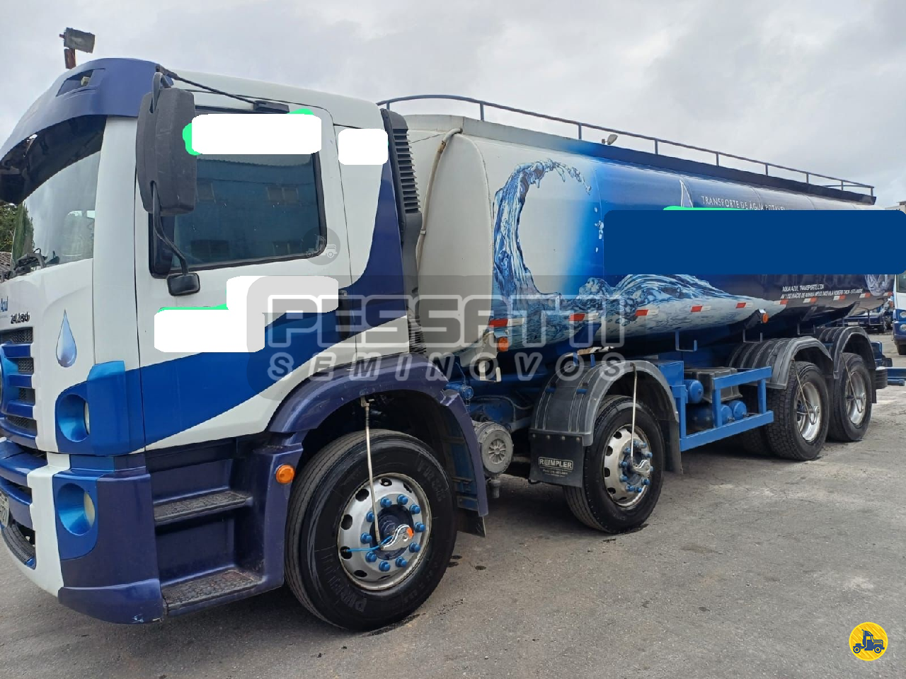 CAMINHAO VOLKSWAGEN VW 24280 Tanque Pipa BiTruck 8x2 Pessatti Seminovos CORDEIROPOLIS SÃO PAULO SP