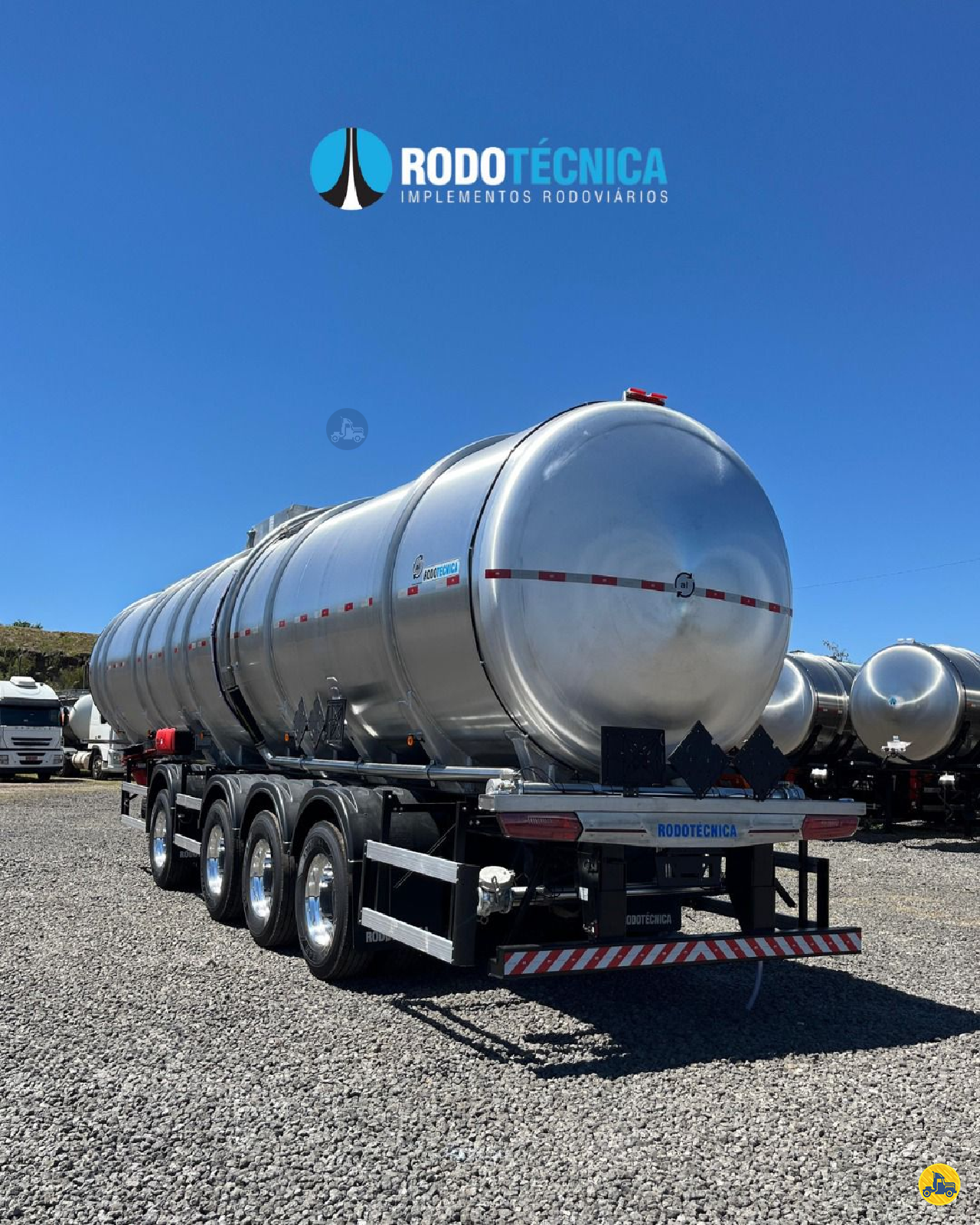 CARRETA SEMI-REBOQUE TANQUE ALUMINIO Rodolivia Implementos Rodoviários MARIALVA PARANÁ PR