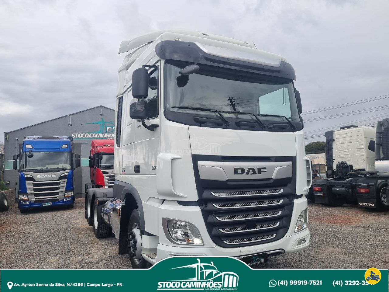 CAMINHAO DAF DAF XF FT 480 Cavalo Mecânico Truck 6x2 Stoco Caminhões  CAMPO LARGO PARANÁ PR