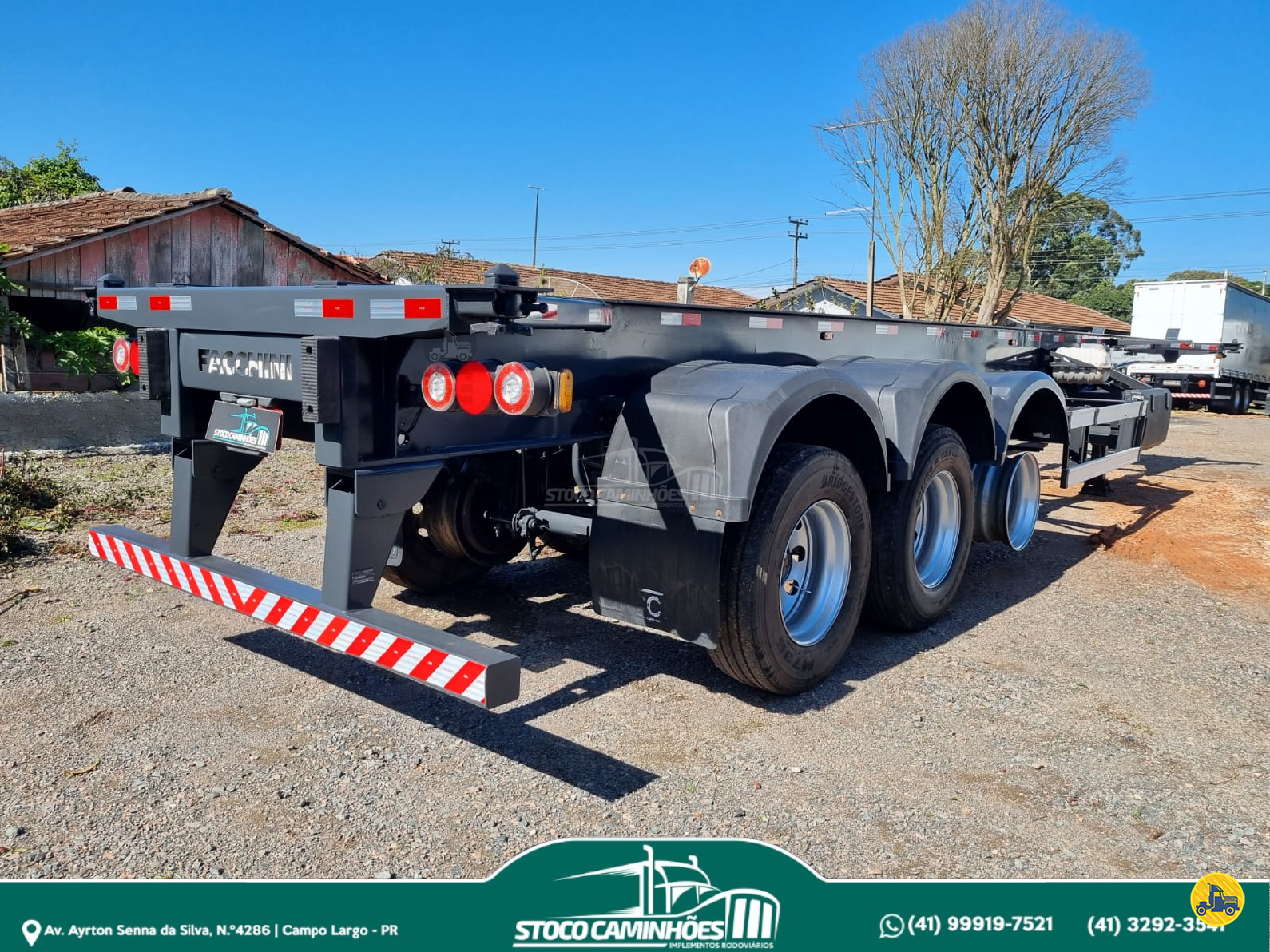 CARRETA SEMI-REBOQUE PORTA-CONTAINER Stoco Caminhões  CAMPO LARGO PARANÁ PR
